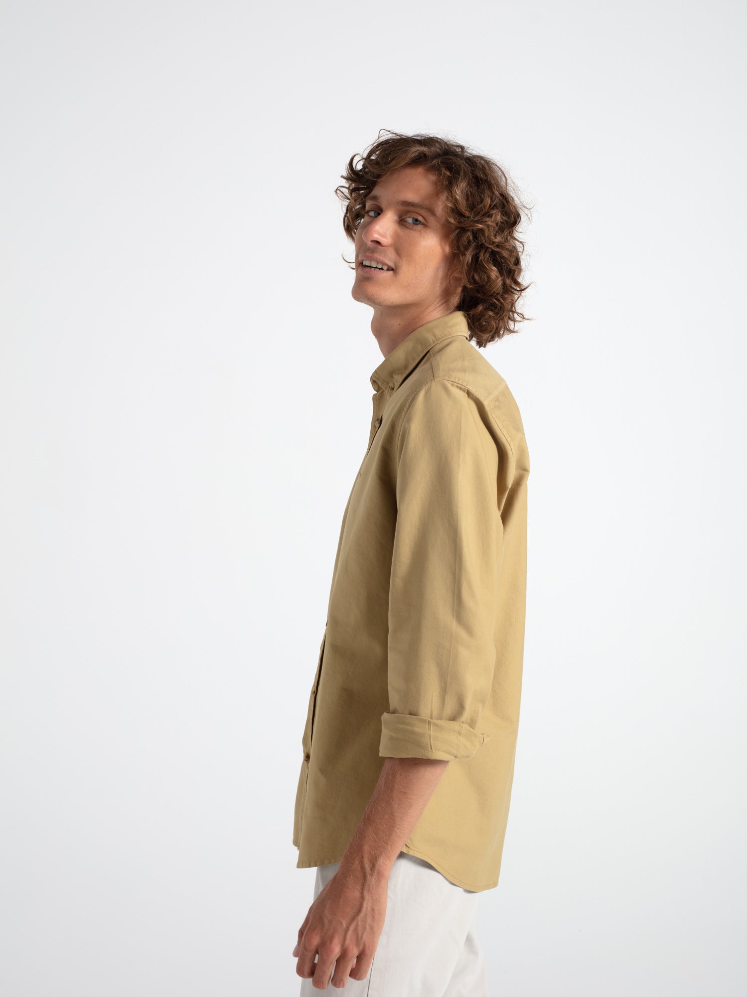 Camisa slim fit oxford algodón