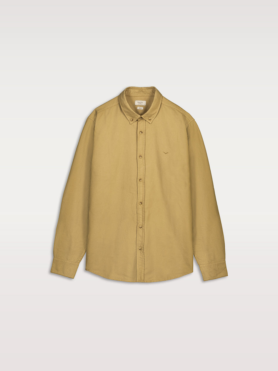 Camisa slim fit oxford algodón