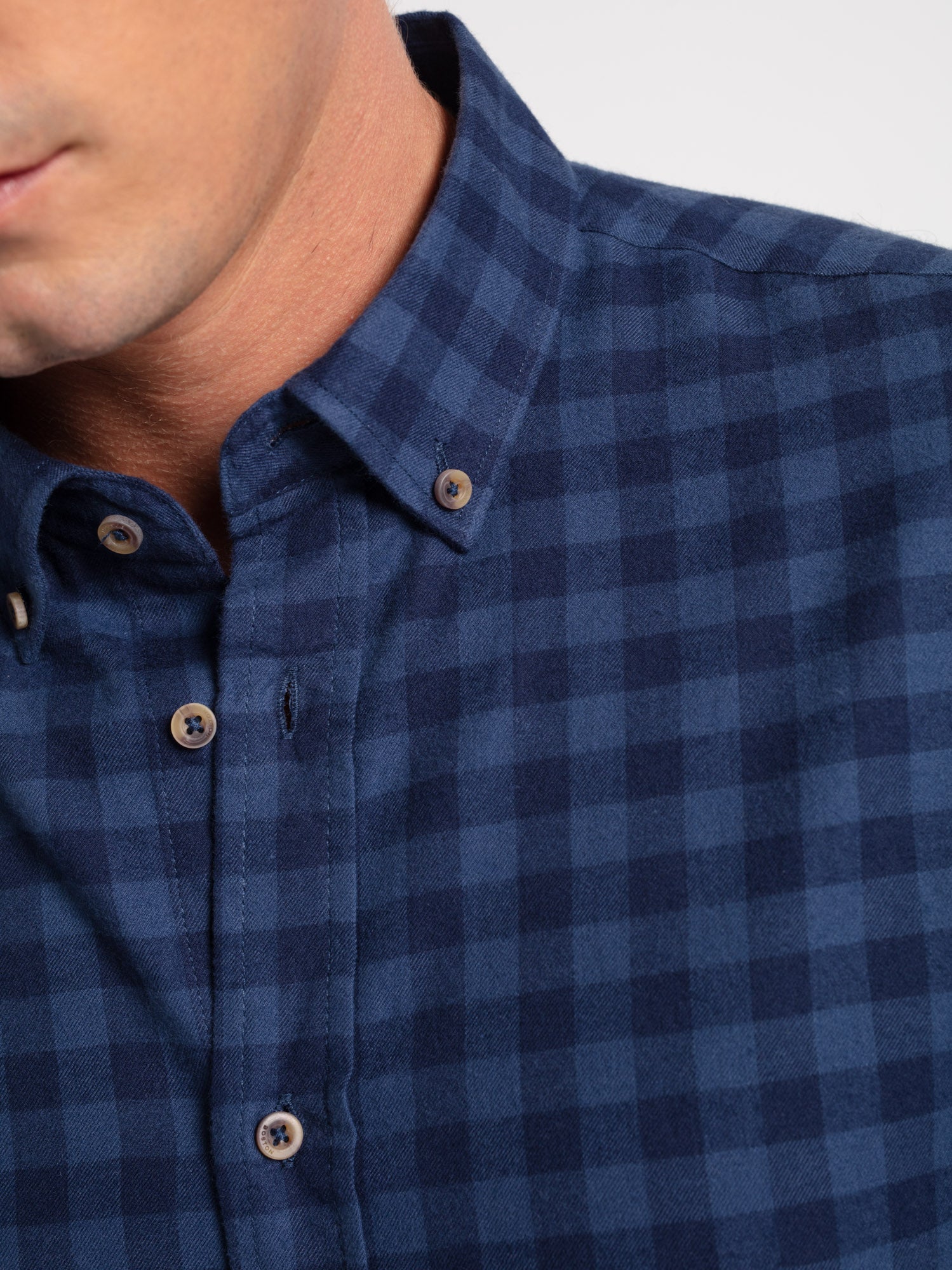 Camisa algodón cuadro vichy