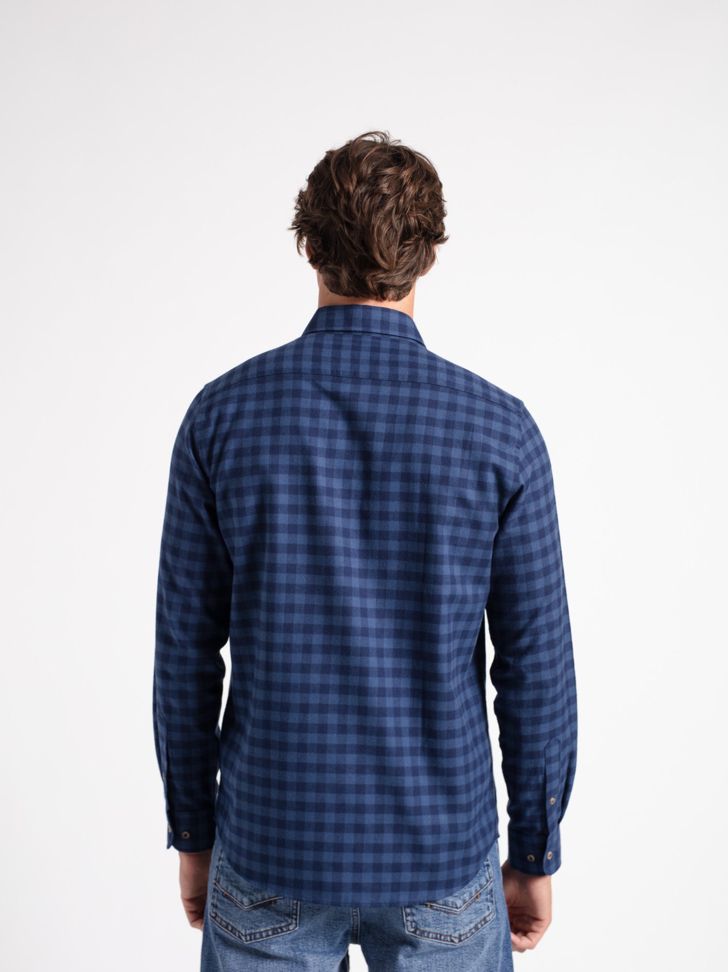Camisa algodón cuadro vichy