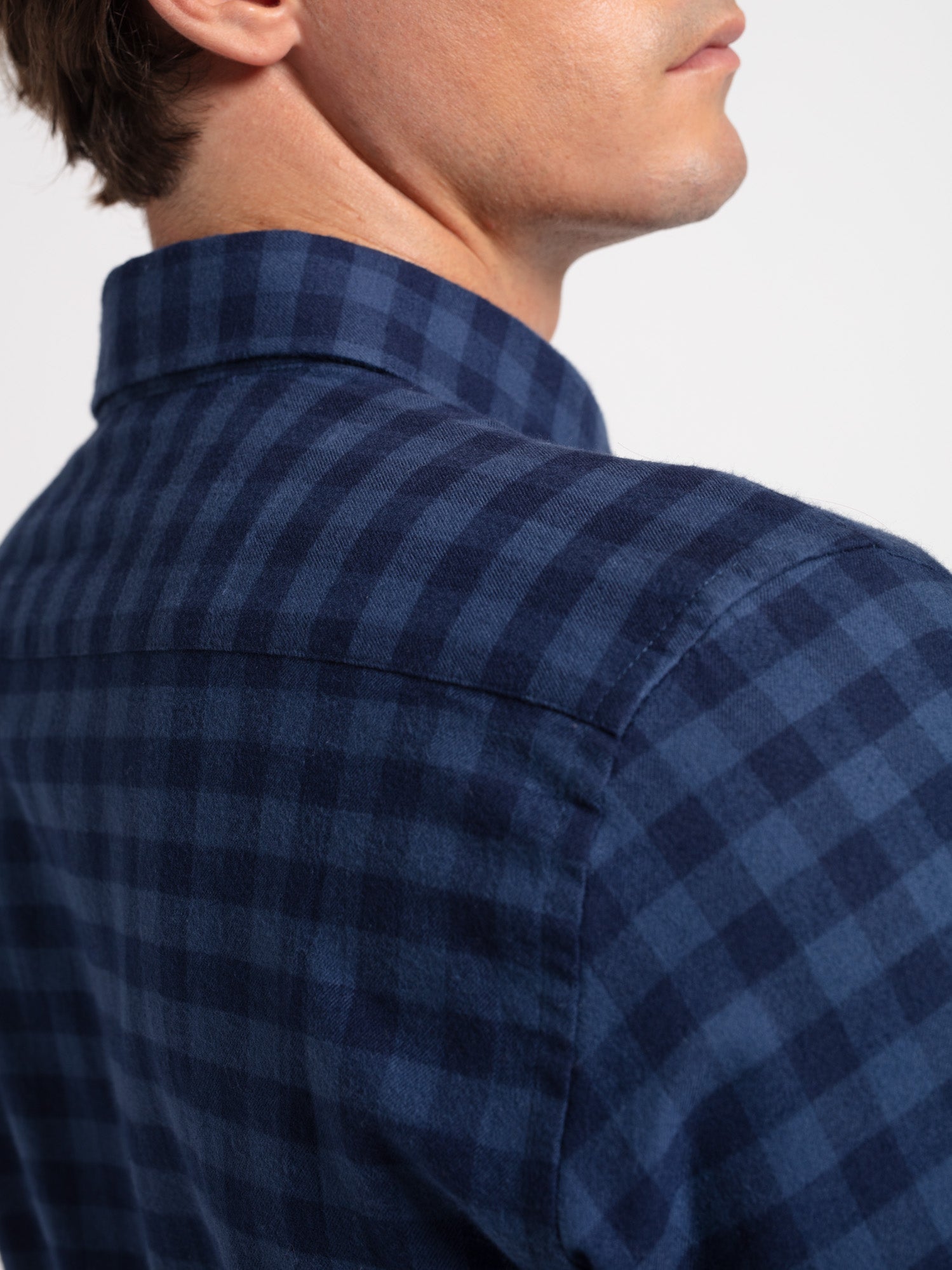 Camisa algodón cuadro vichy