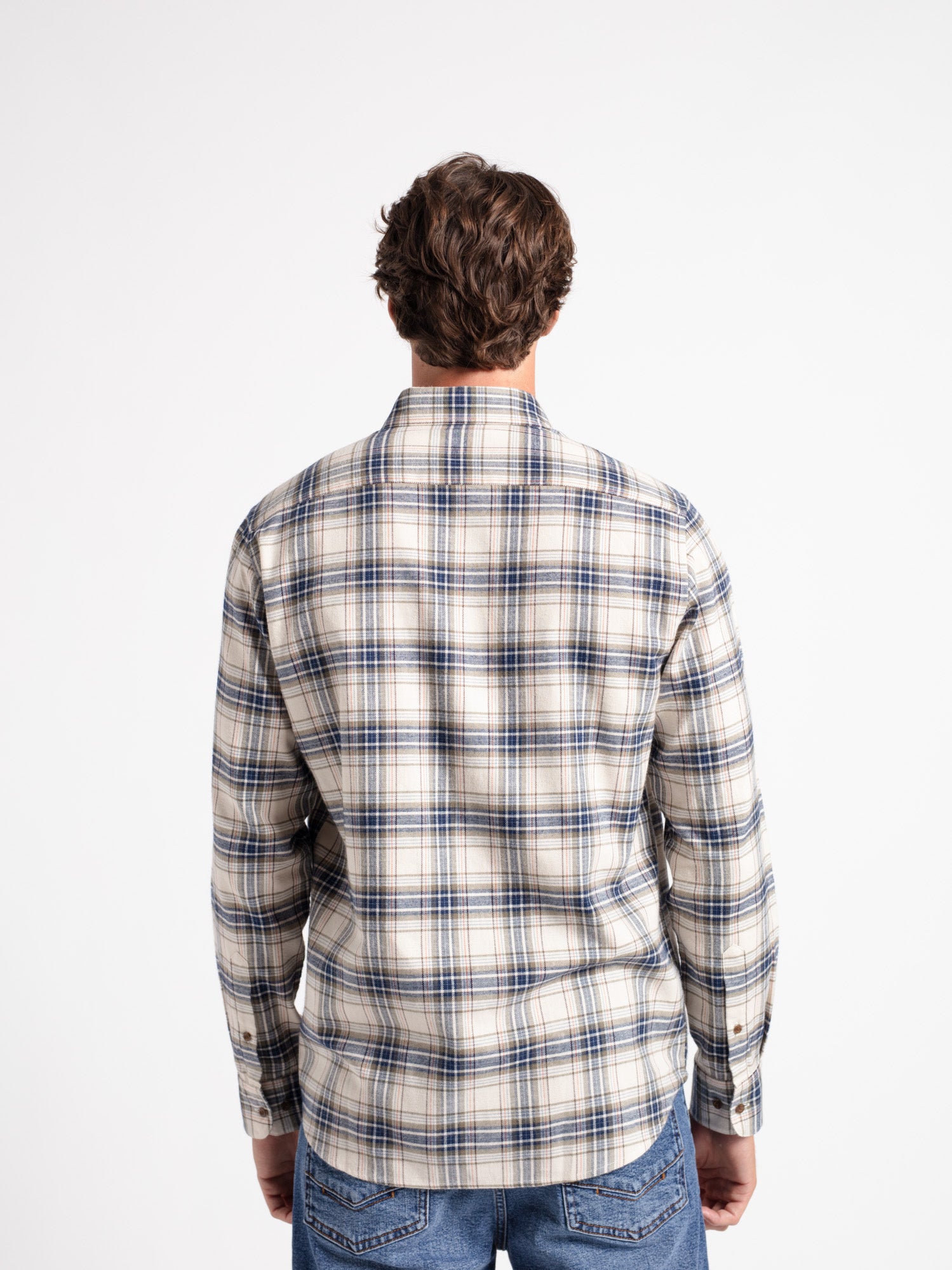 Camisa algodón cuadros