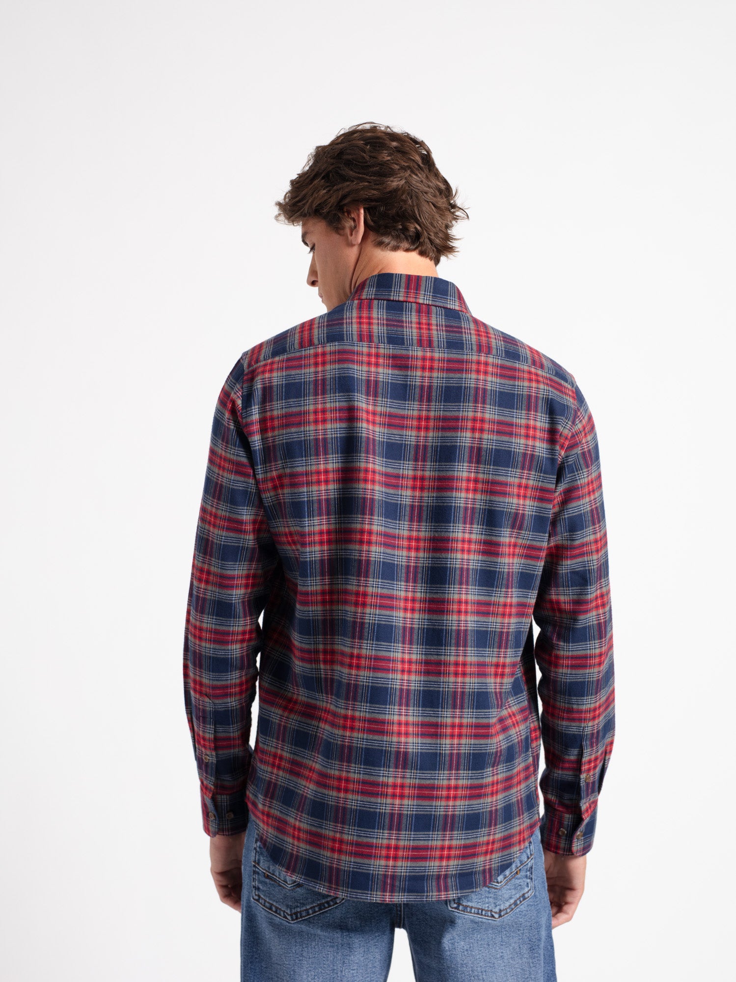 Camisa algodón cuadros