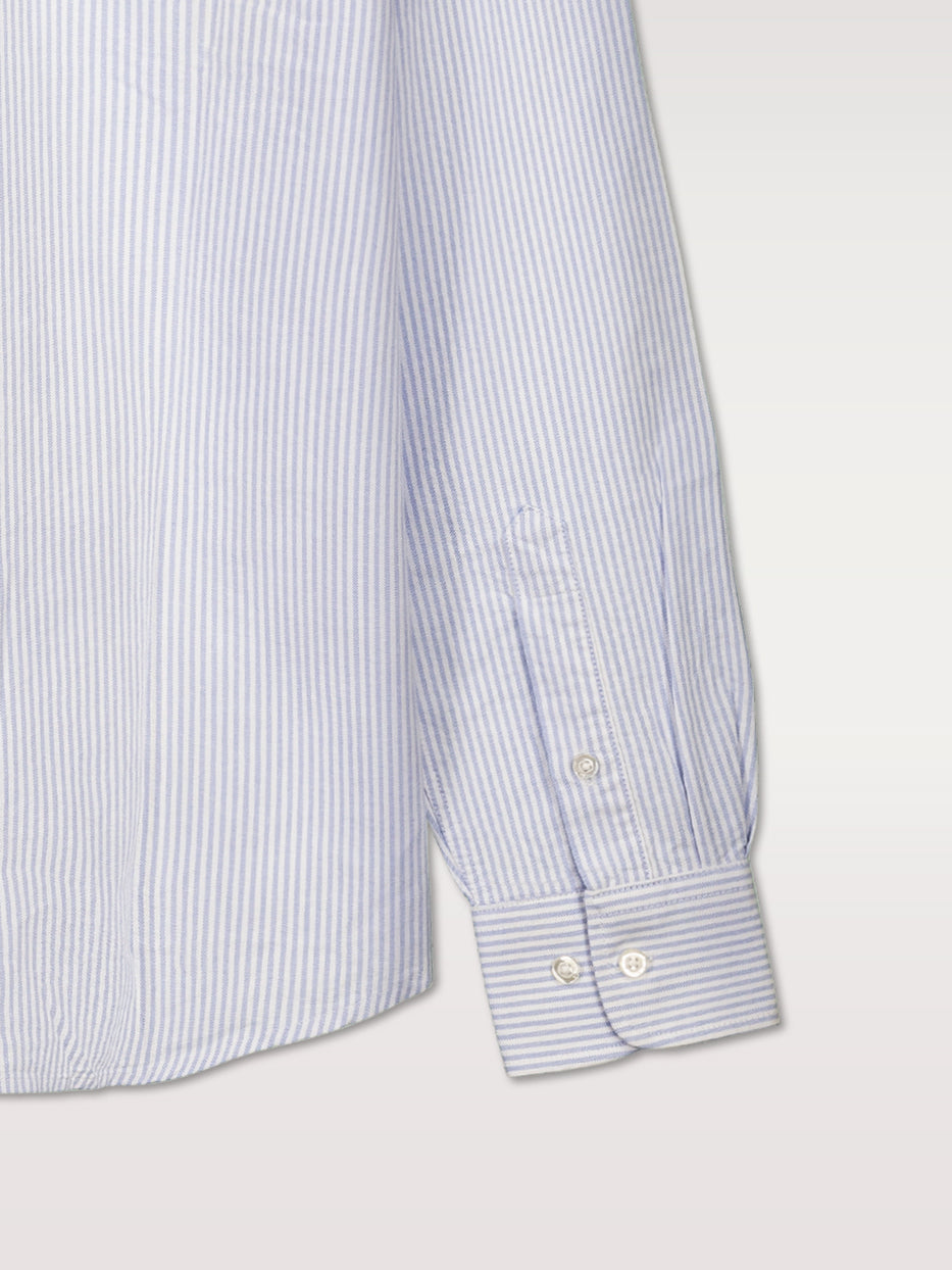 Camisa algodón slim fit rayas