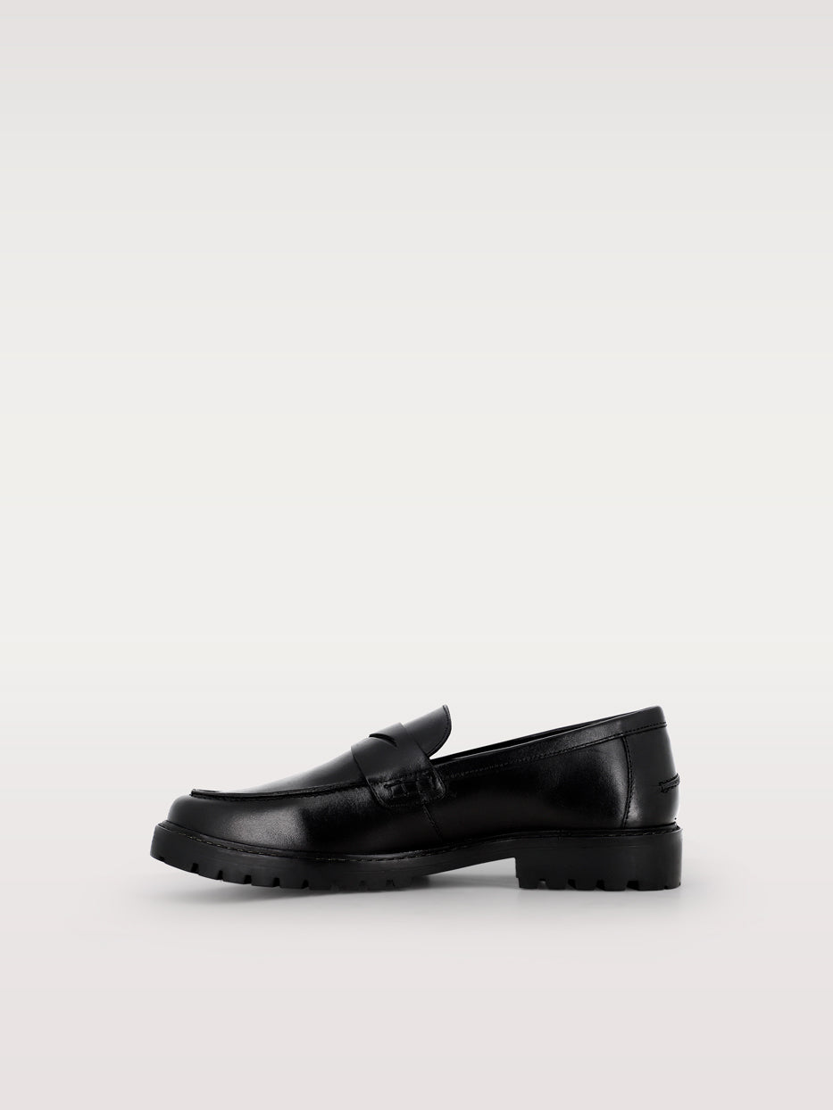 Mocasines vestir piel