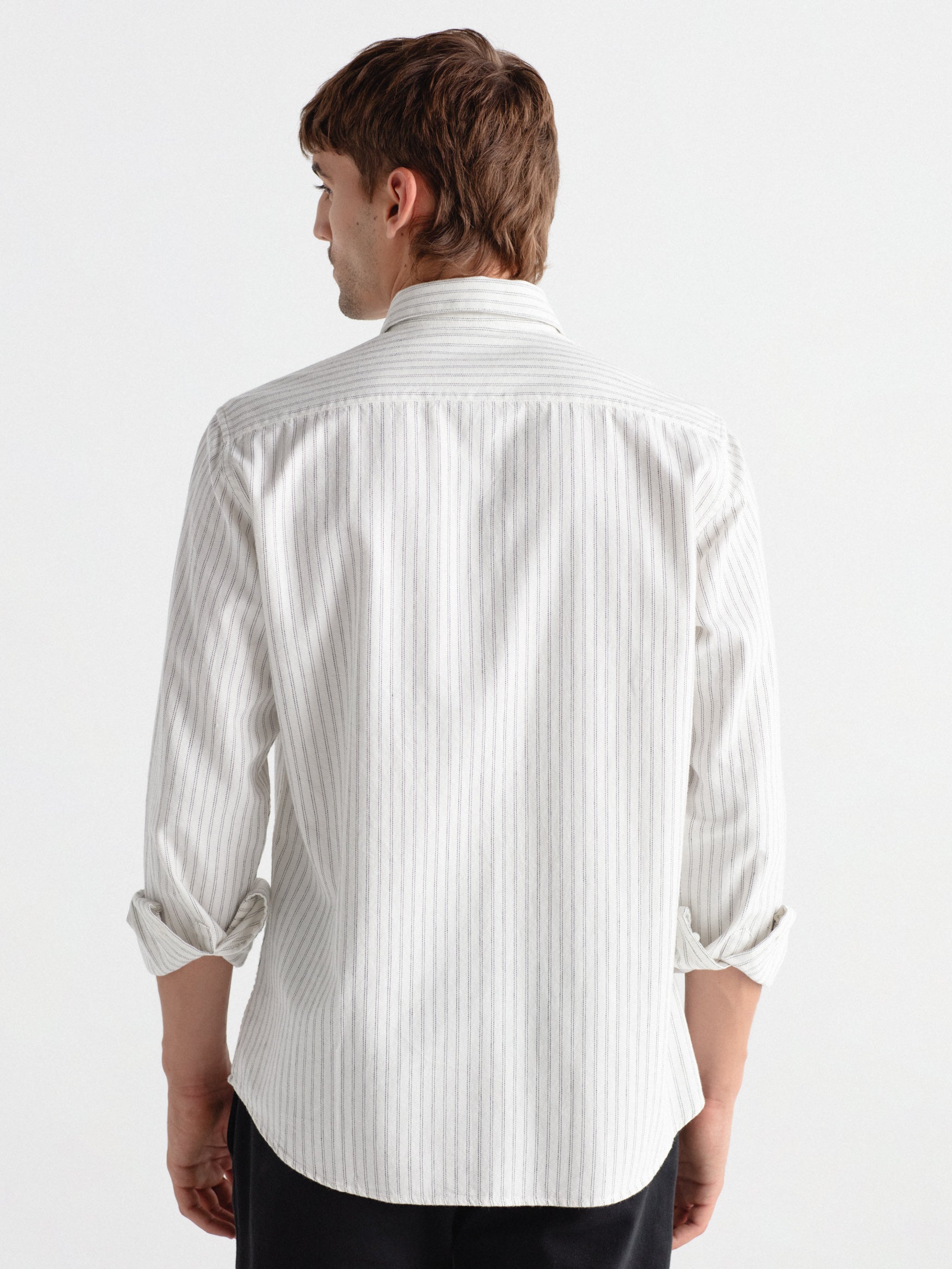 Camisa regular rayas smart