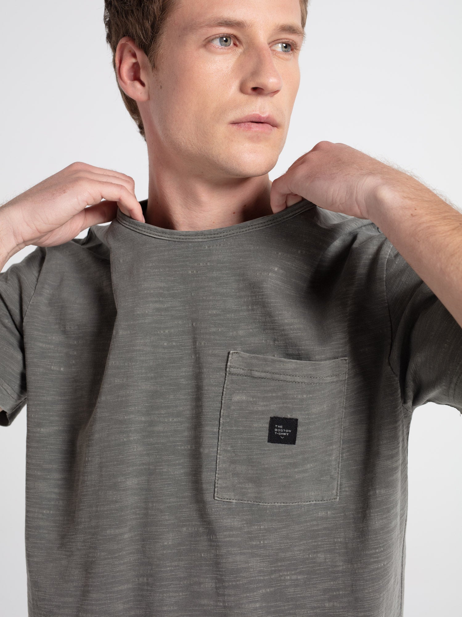 Short-sleeved cotton jersey t-shirt