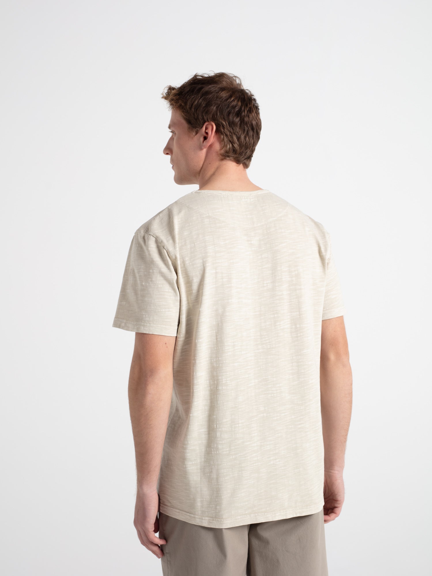 Short-sleeved cotton jersey t-shirt