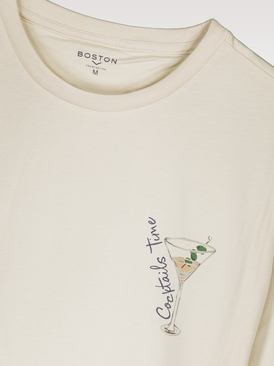 Comfortable cocktail t-shirt