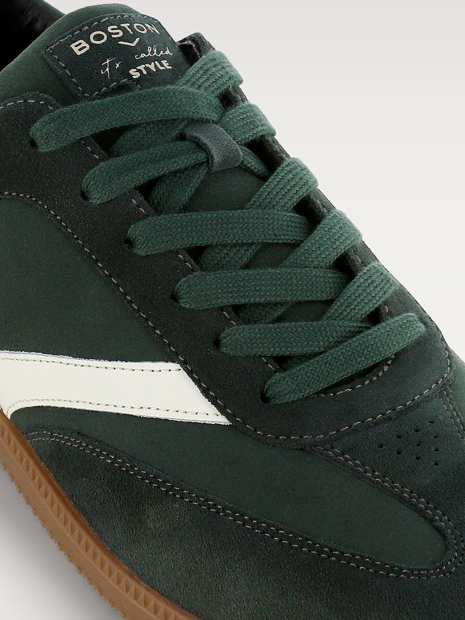 Retro leather sneakers