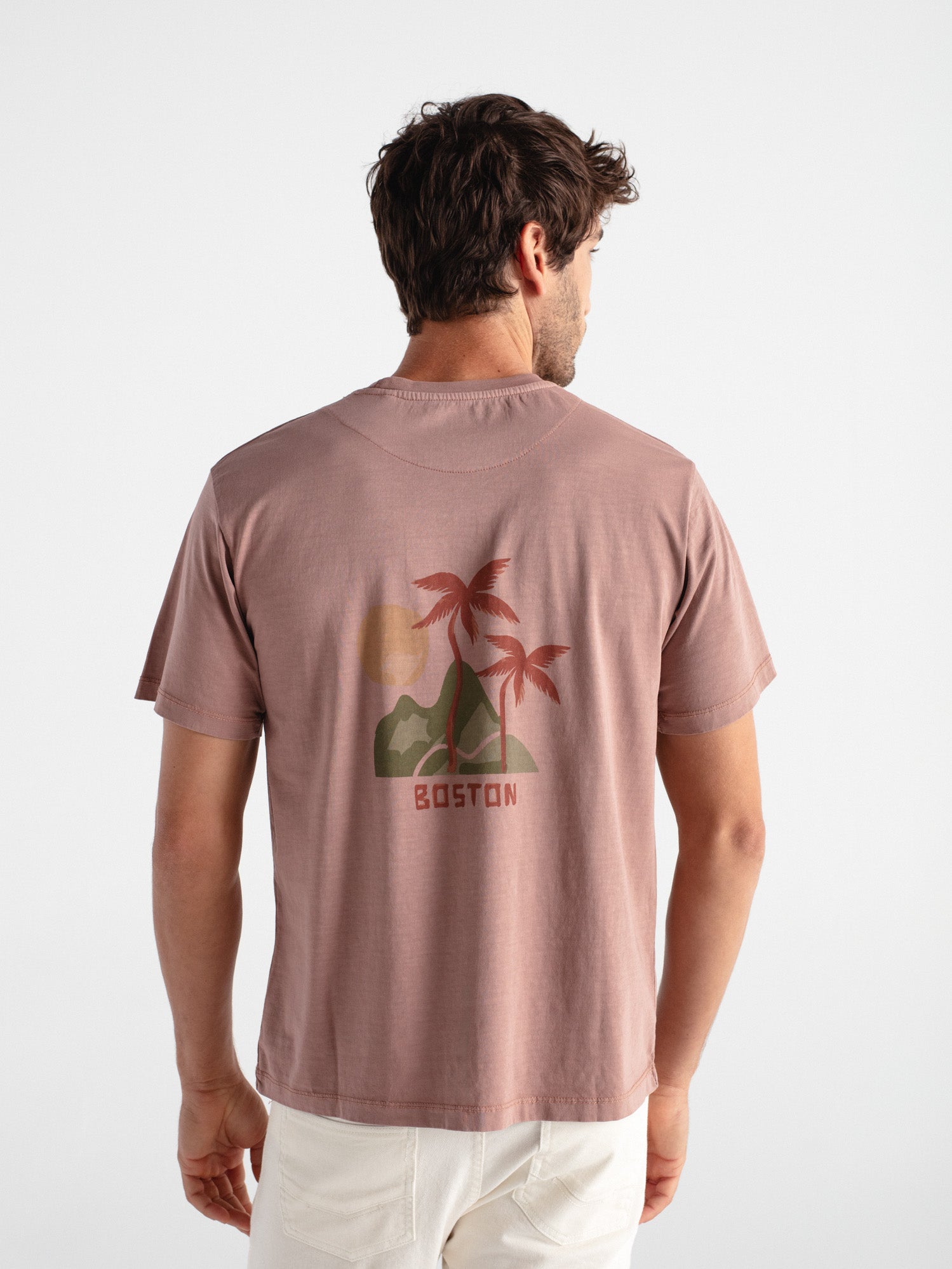 Comfort T-shirt, island illustration