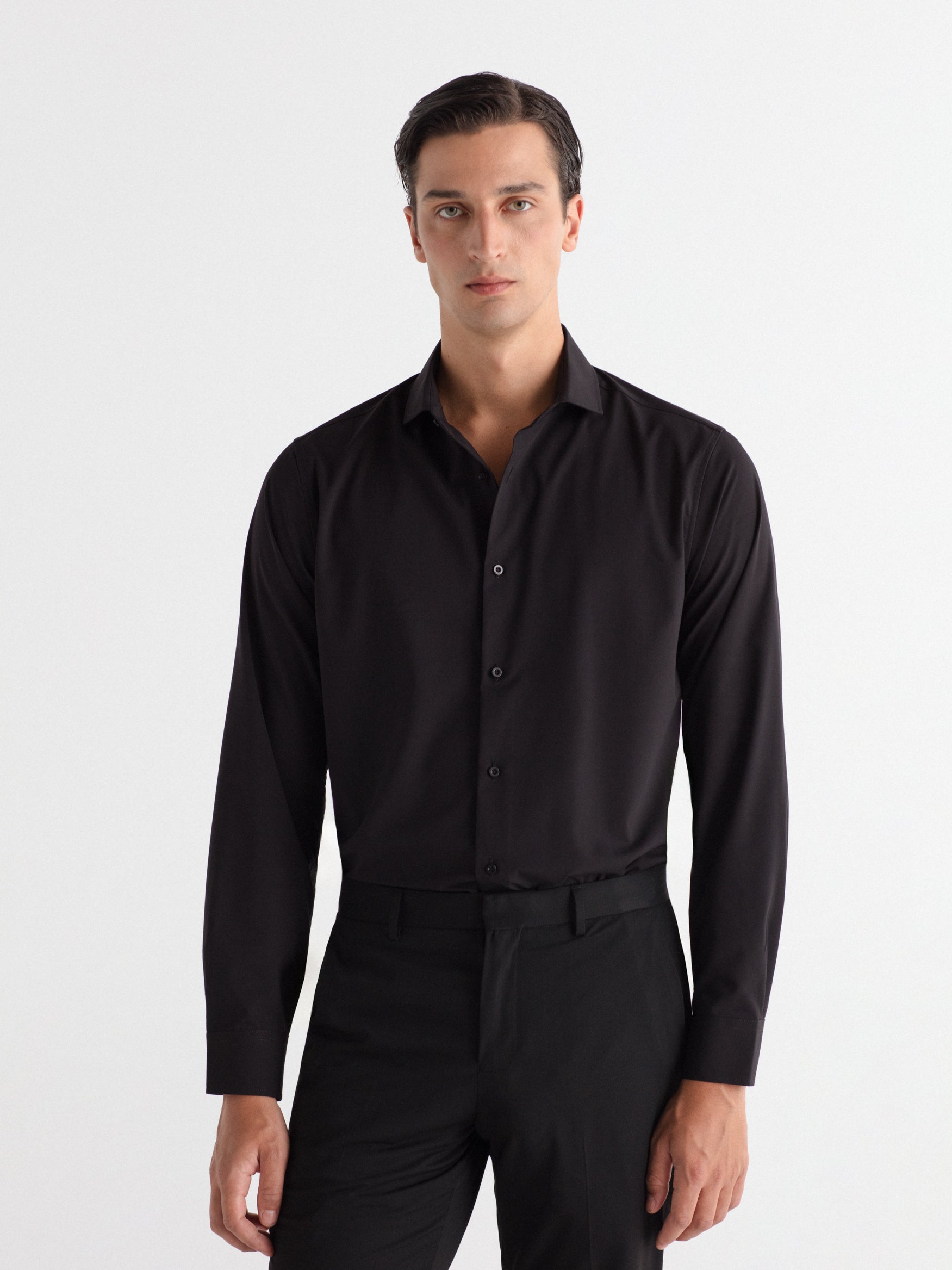 Camisa de vestir slim fit water repellent