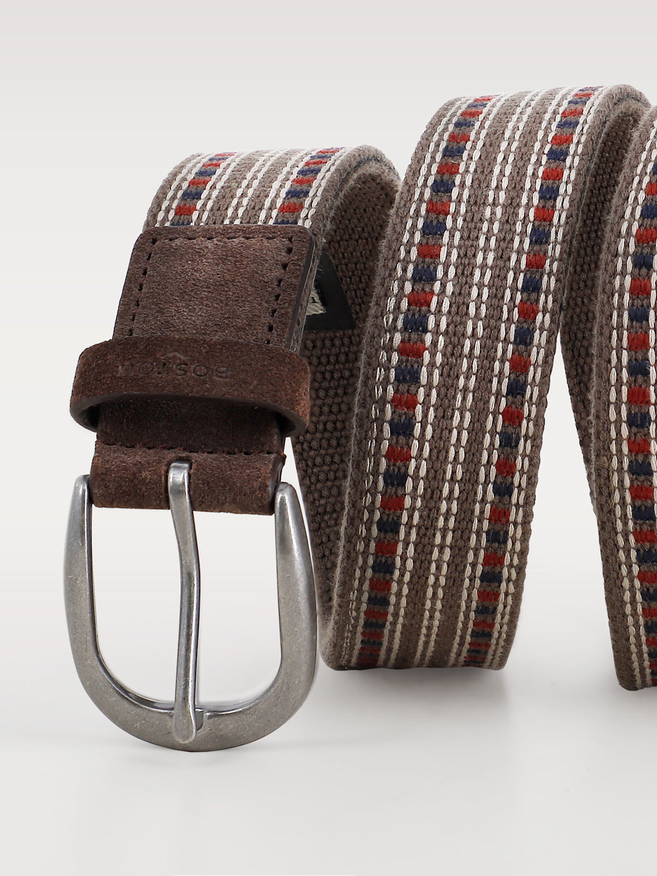 Embroidered belt
