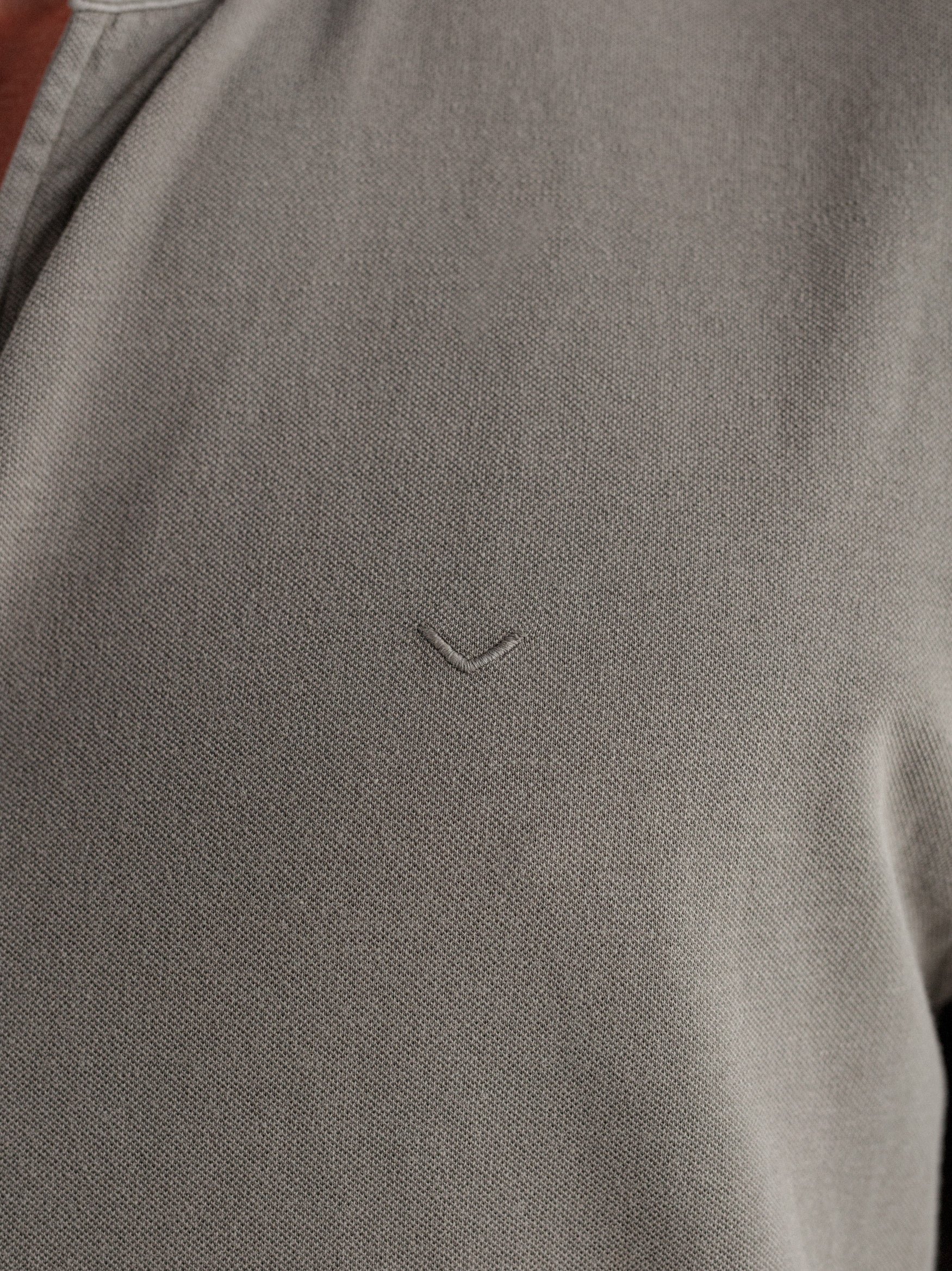 Regular pique knit shirt