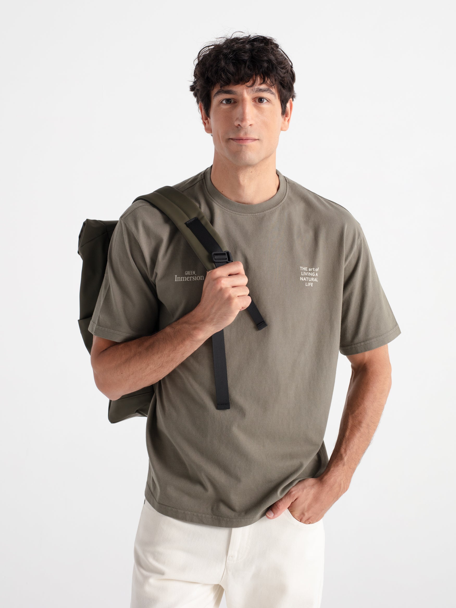 Camiseta oversize "Green inmersion"