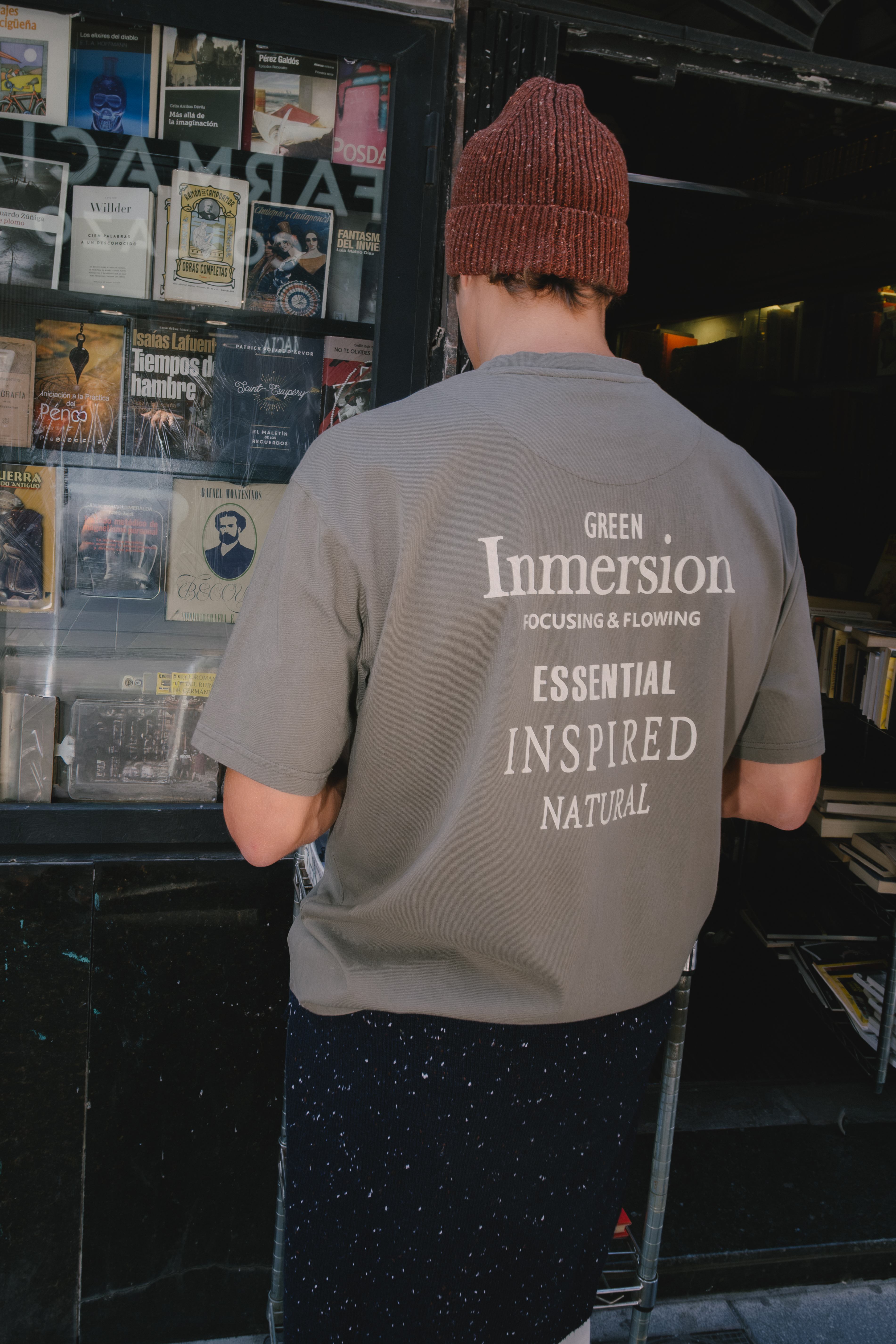 Camiseta oversize "Green inmersion"