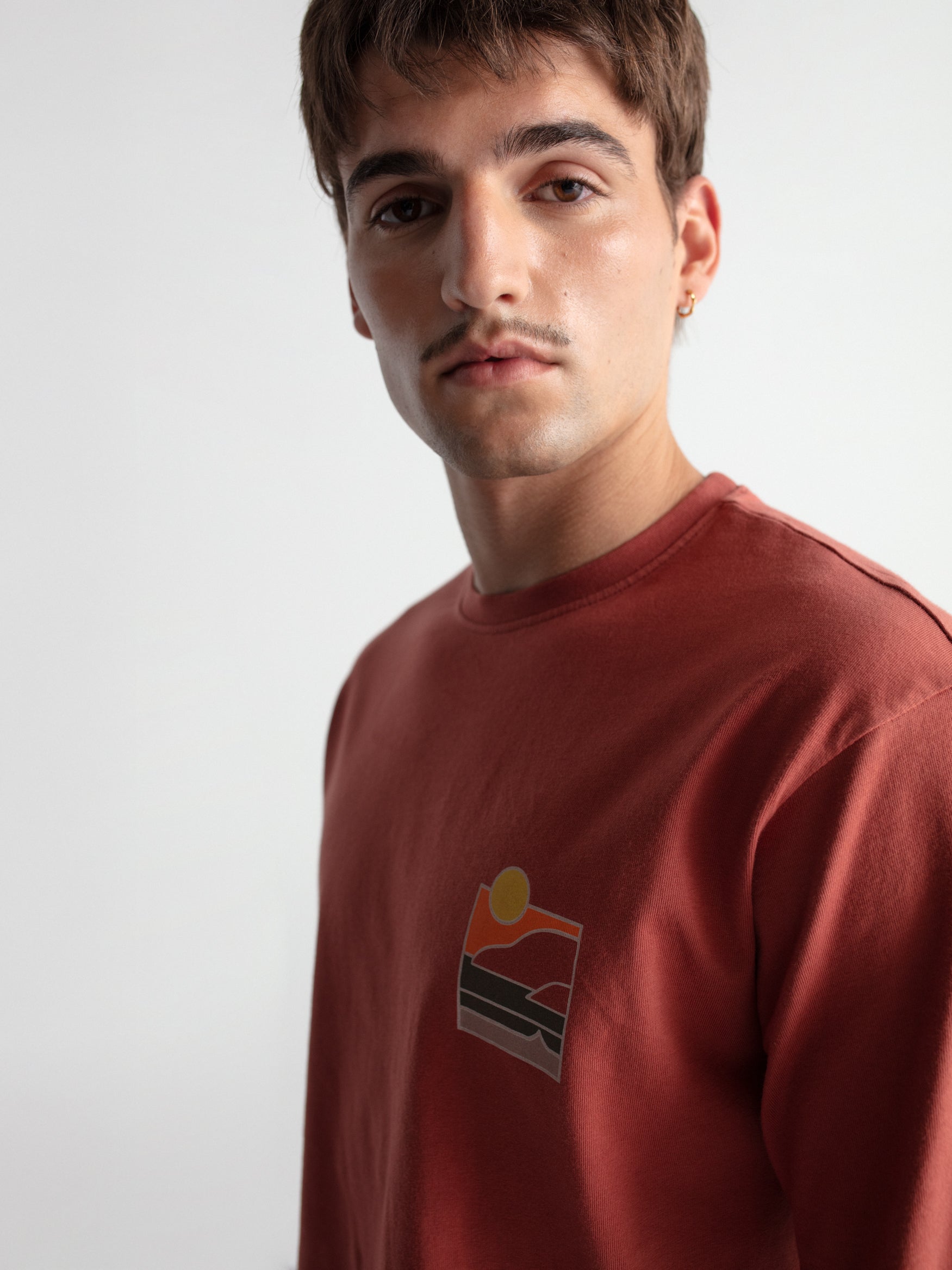 Camiseta confort paisaje