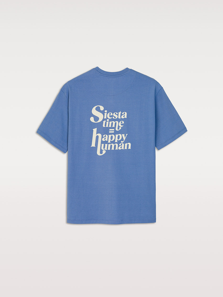 Camiseta oversize gráfica siesta