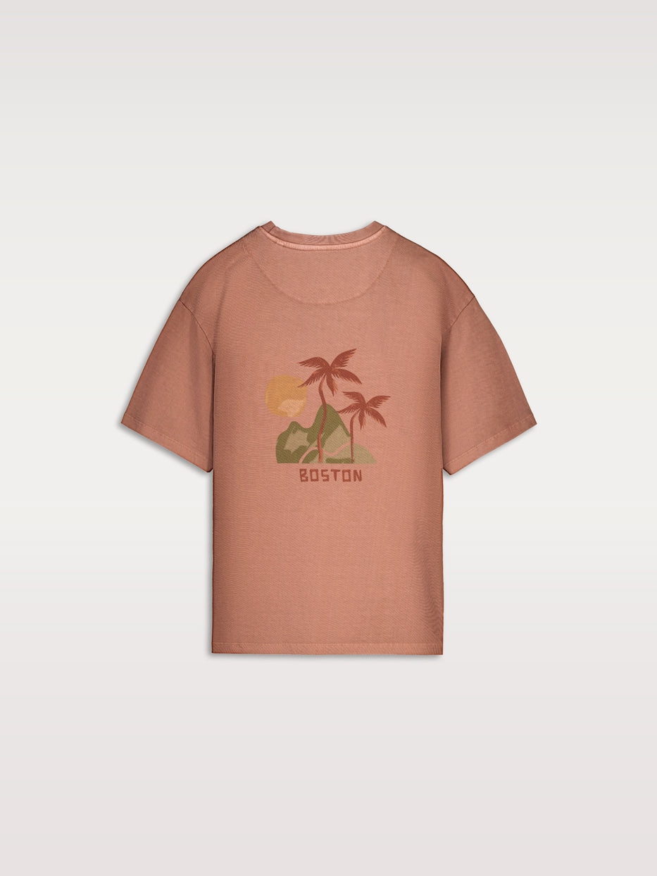 Camiseta confort ilustración isla