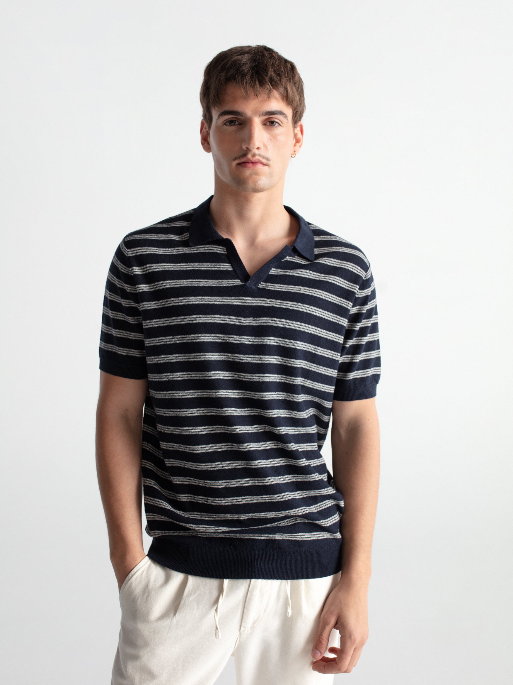 Polo tricot rayas
