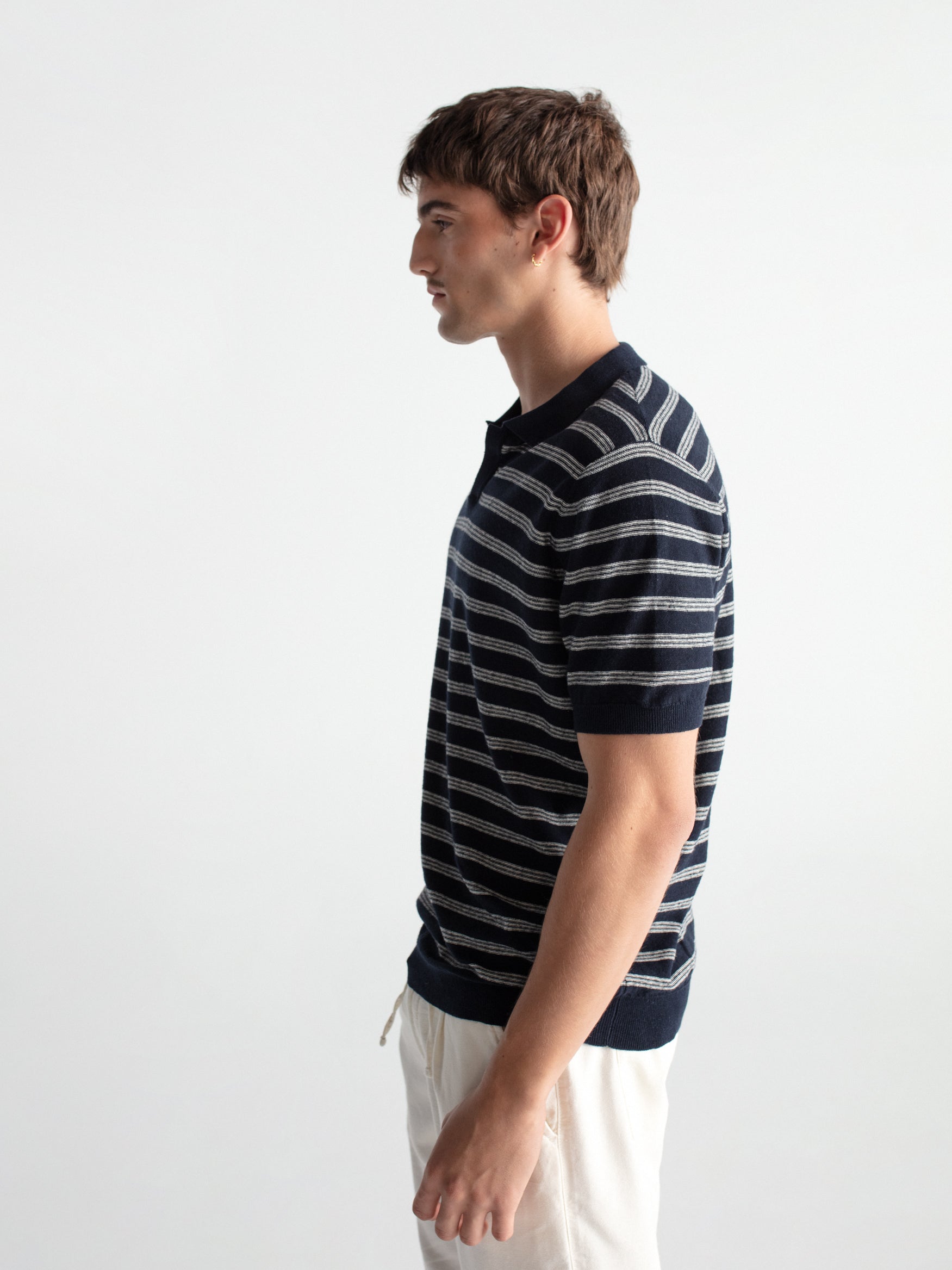 Polo tricot rayas