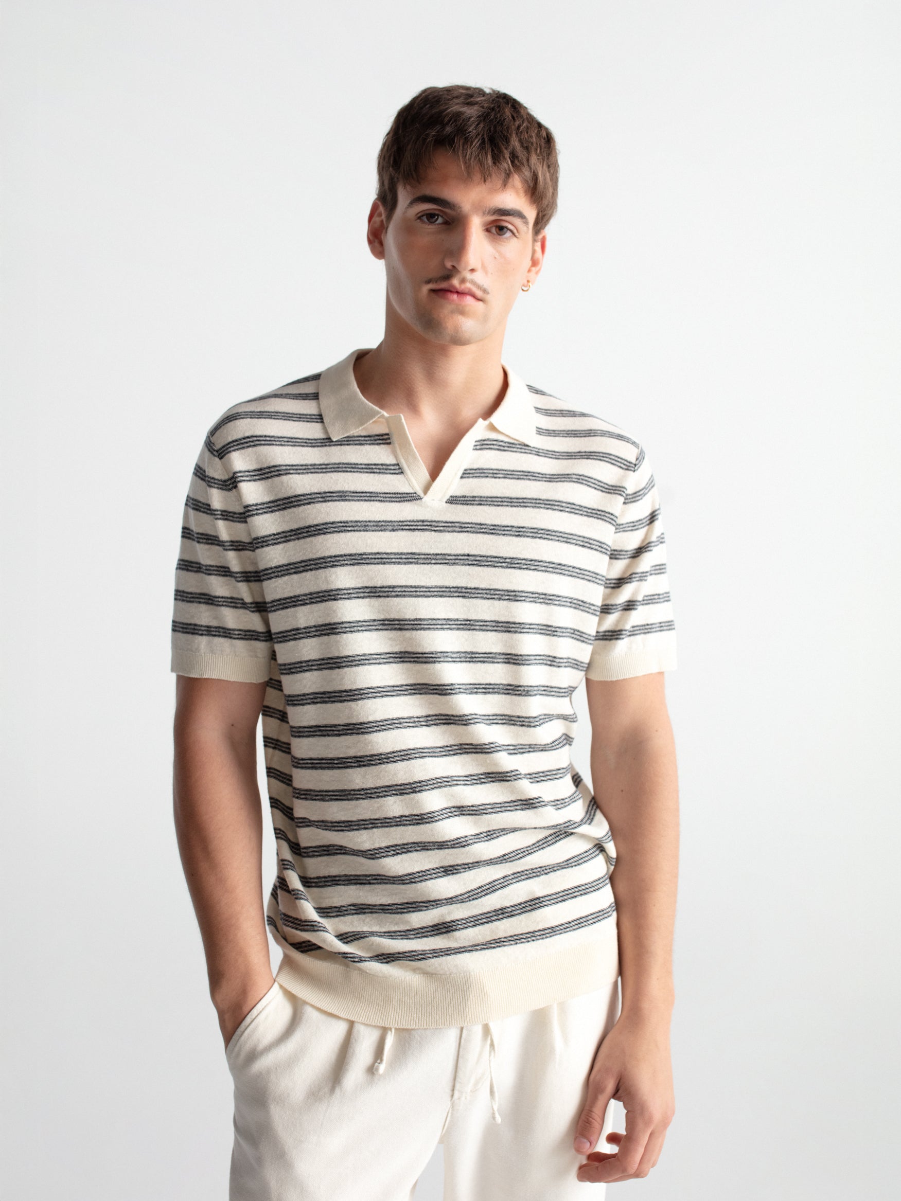 Polo tricot rayas