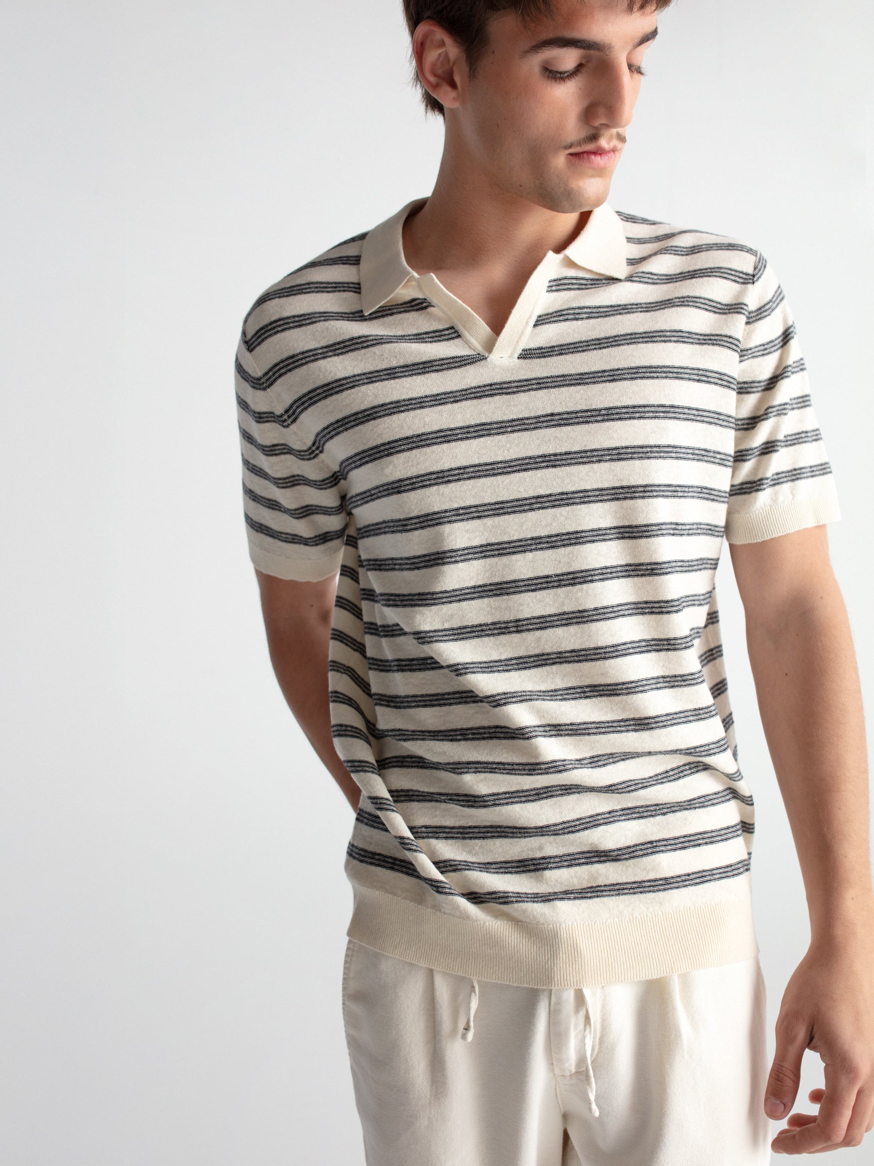Polo tricot rayas