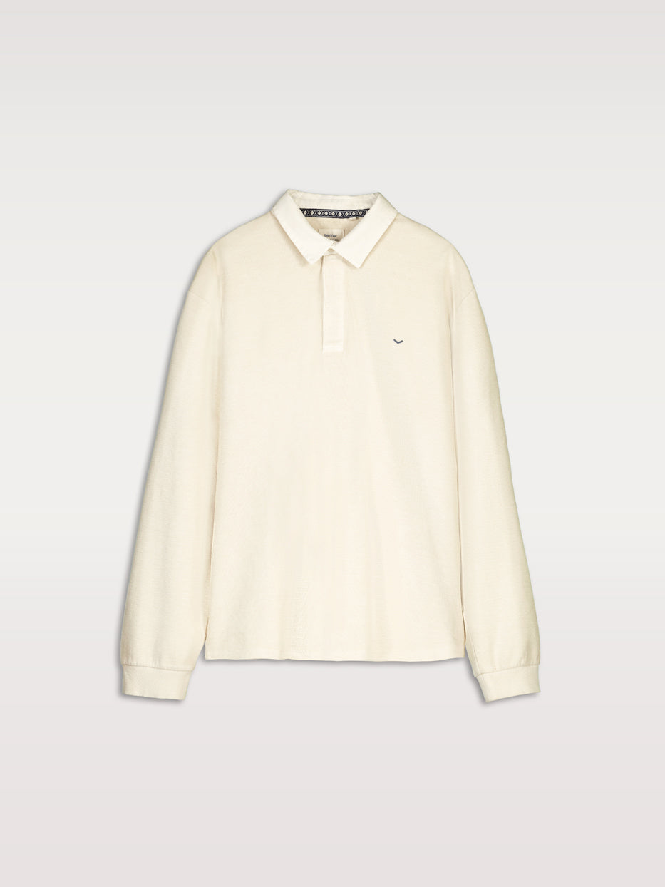 Polo oversize algodón con estructura