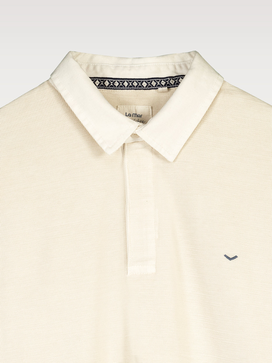 Polo oversize algodón con estructura