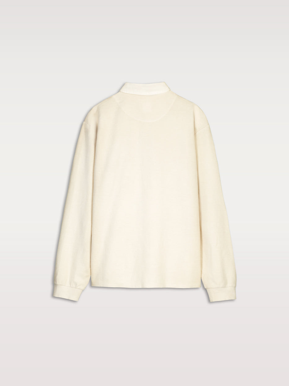 Polo oversize algodón con estructura