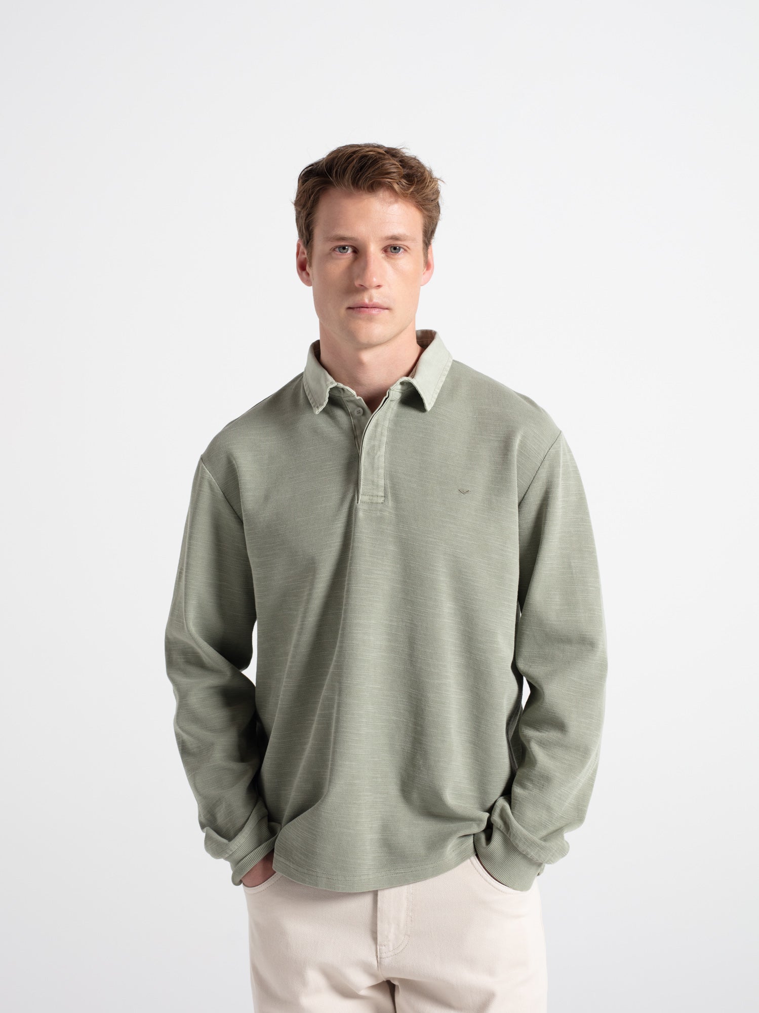 Polo oversize algodón con estructura