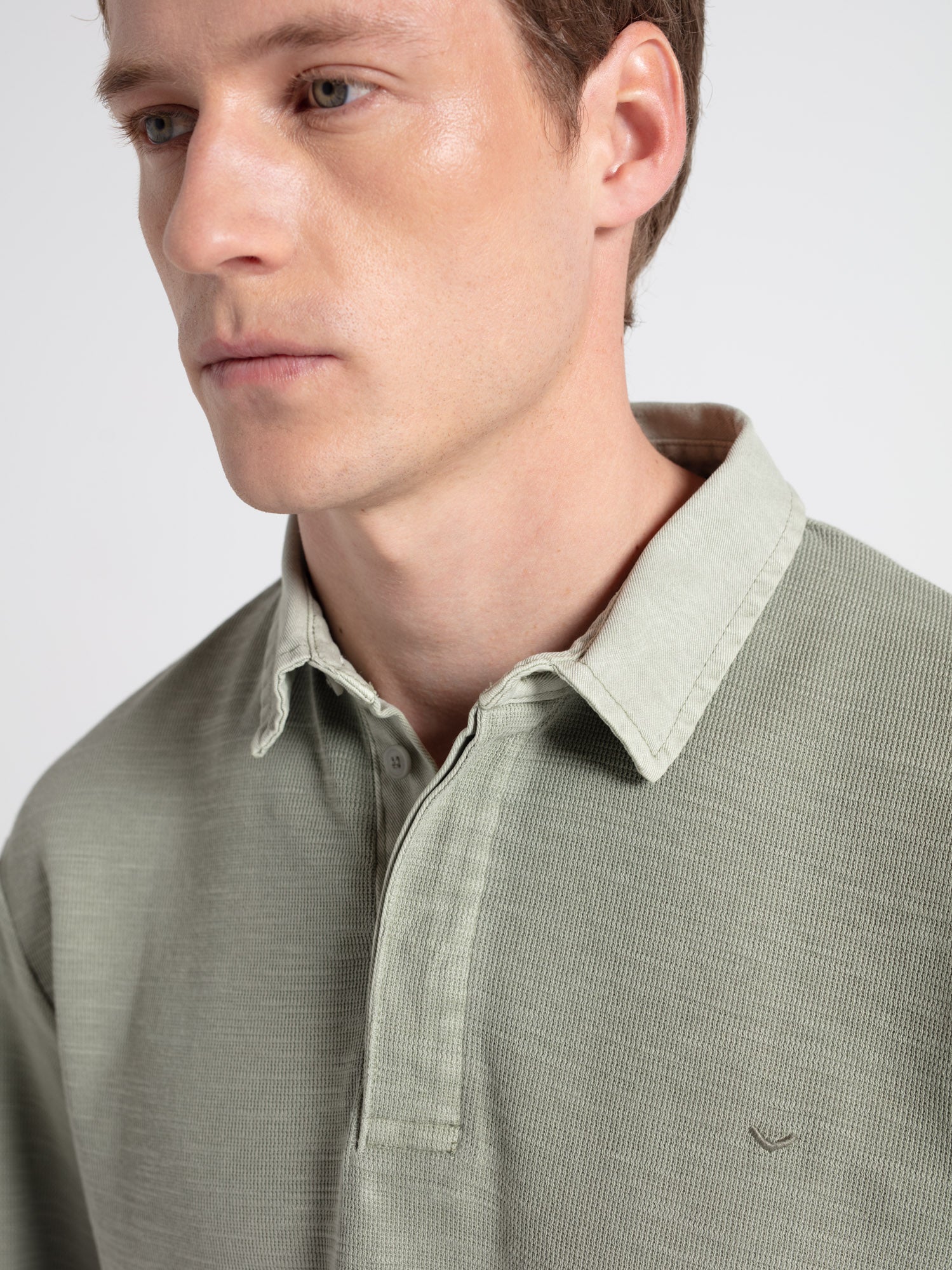 Polo oversize algodón con estructura