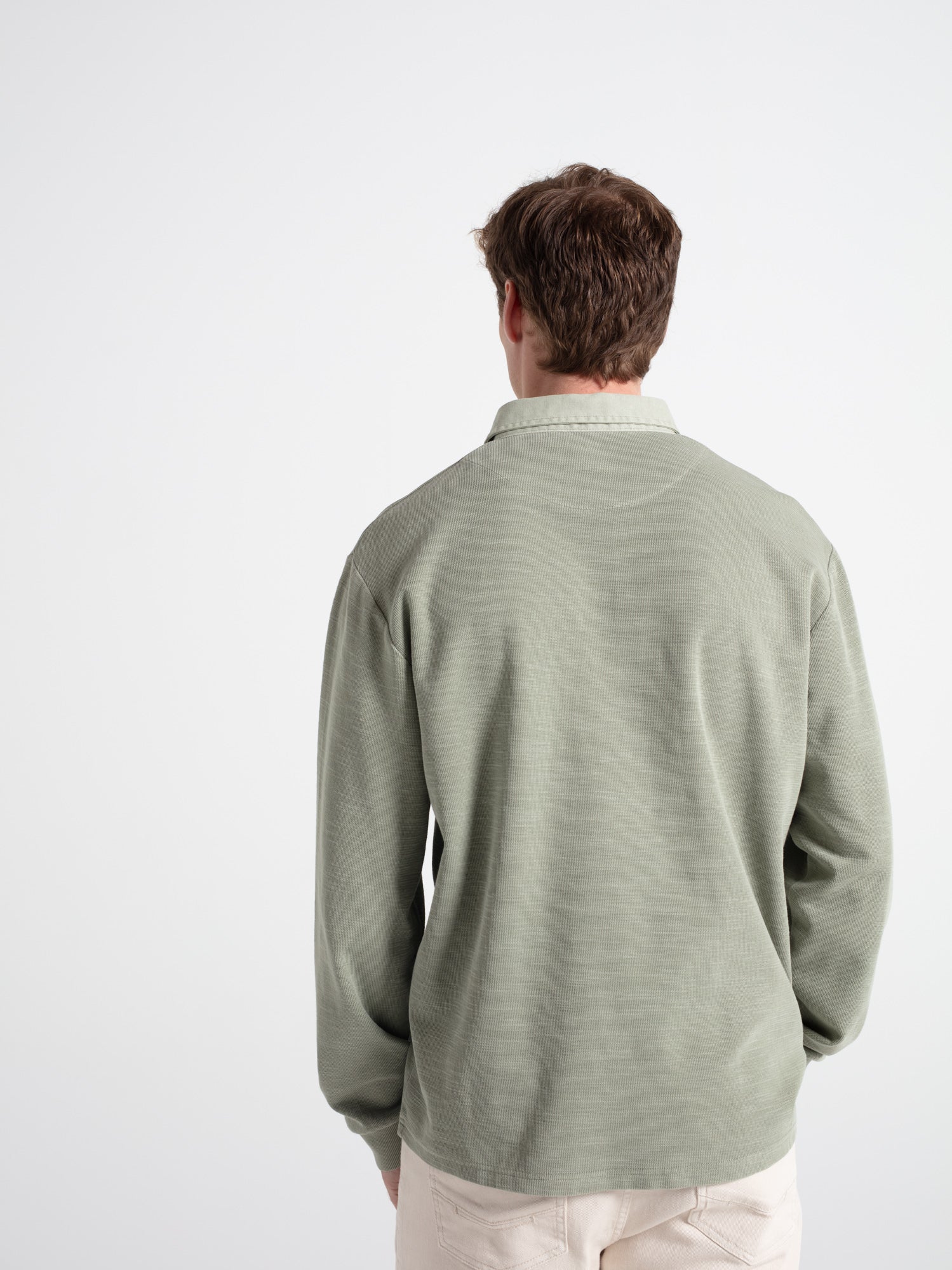 Polo oversize algodón con estructura