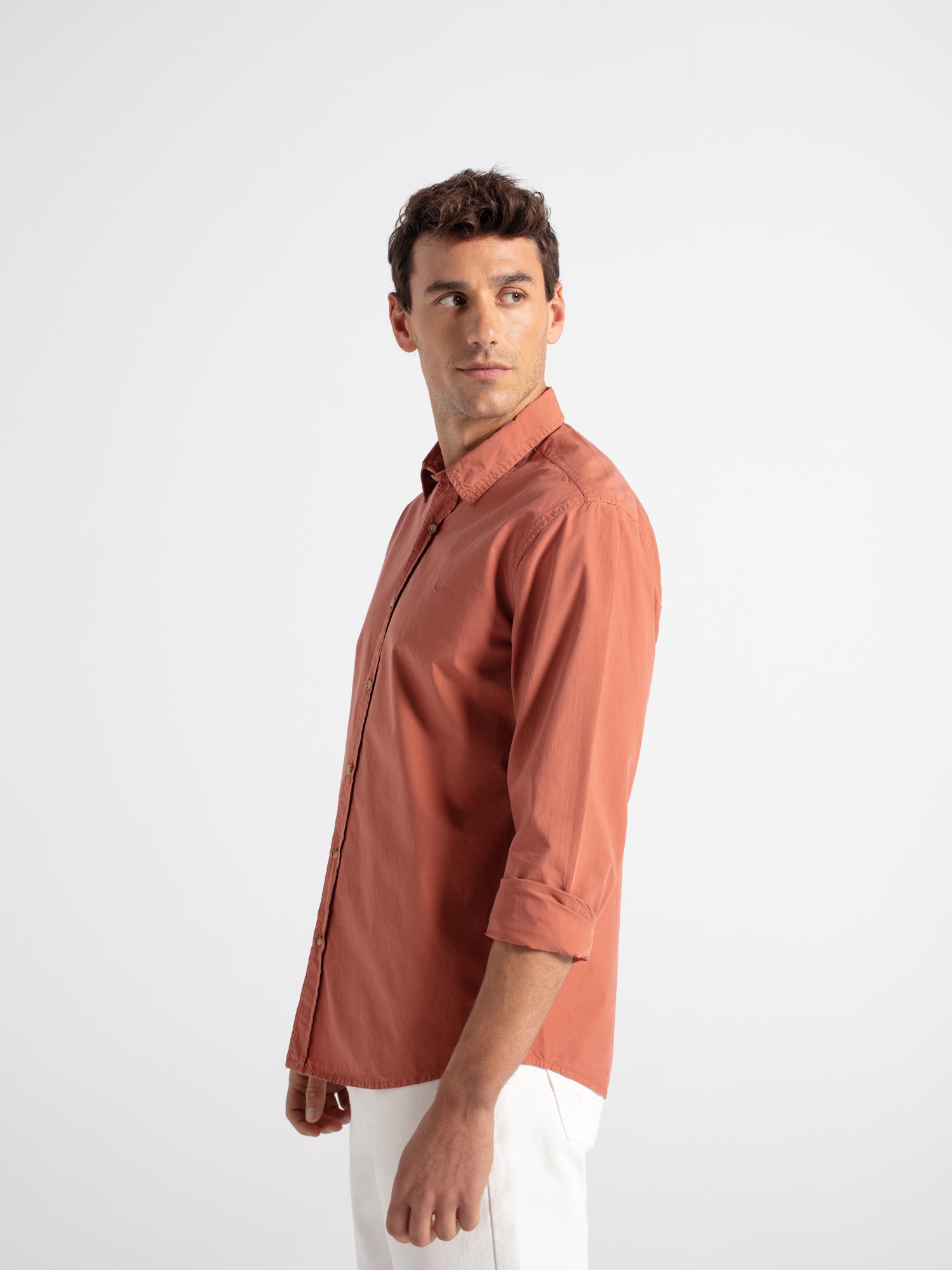 Camisa popelín tintada