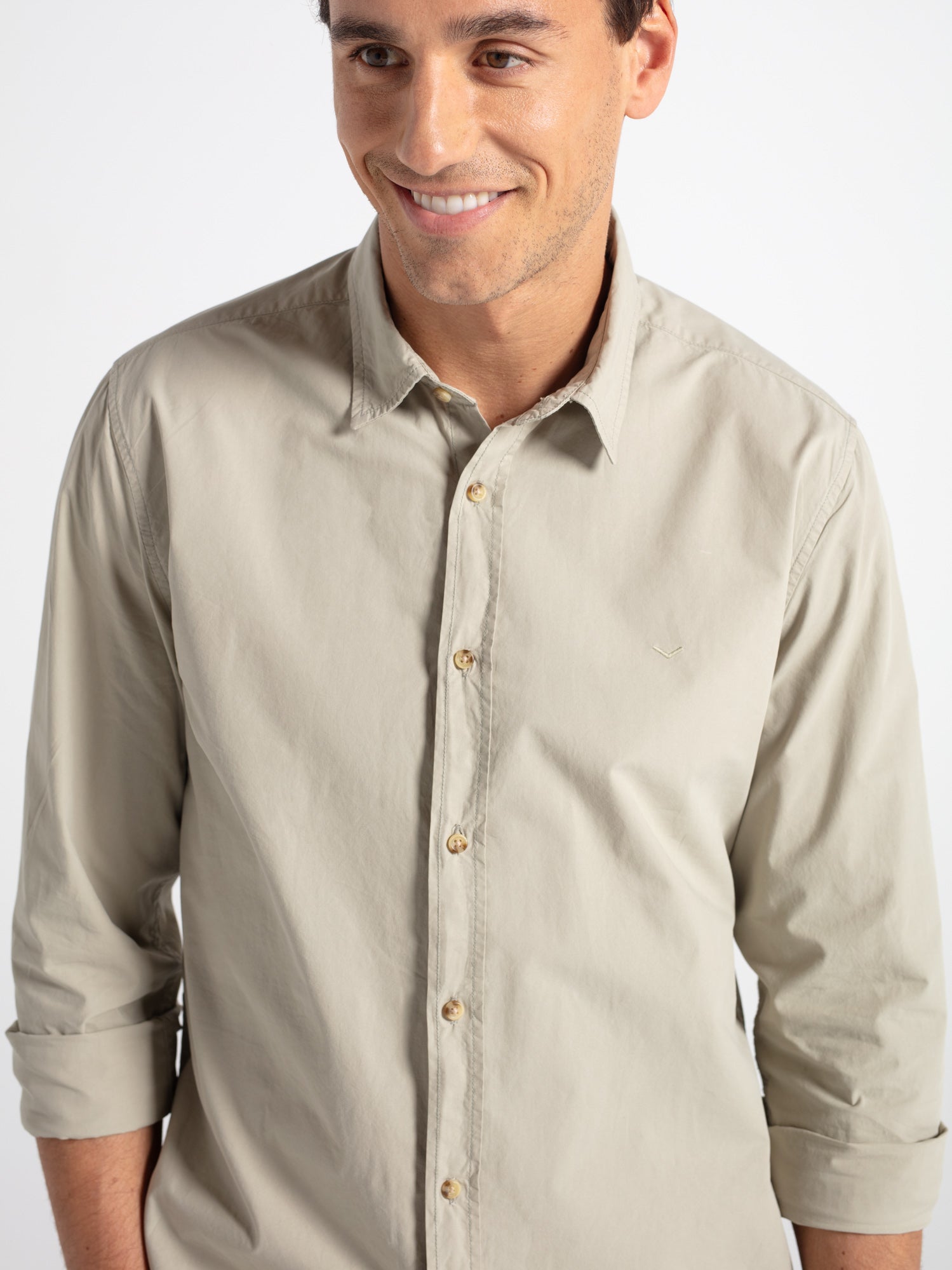 Camisa popelín tintada