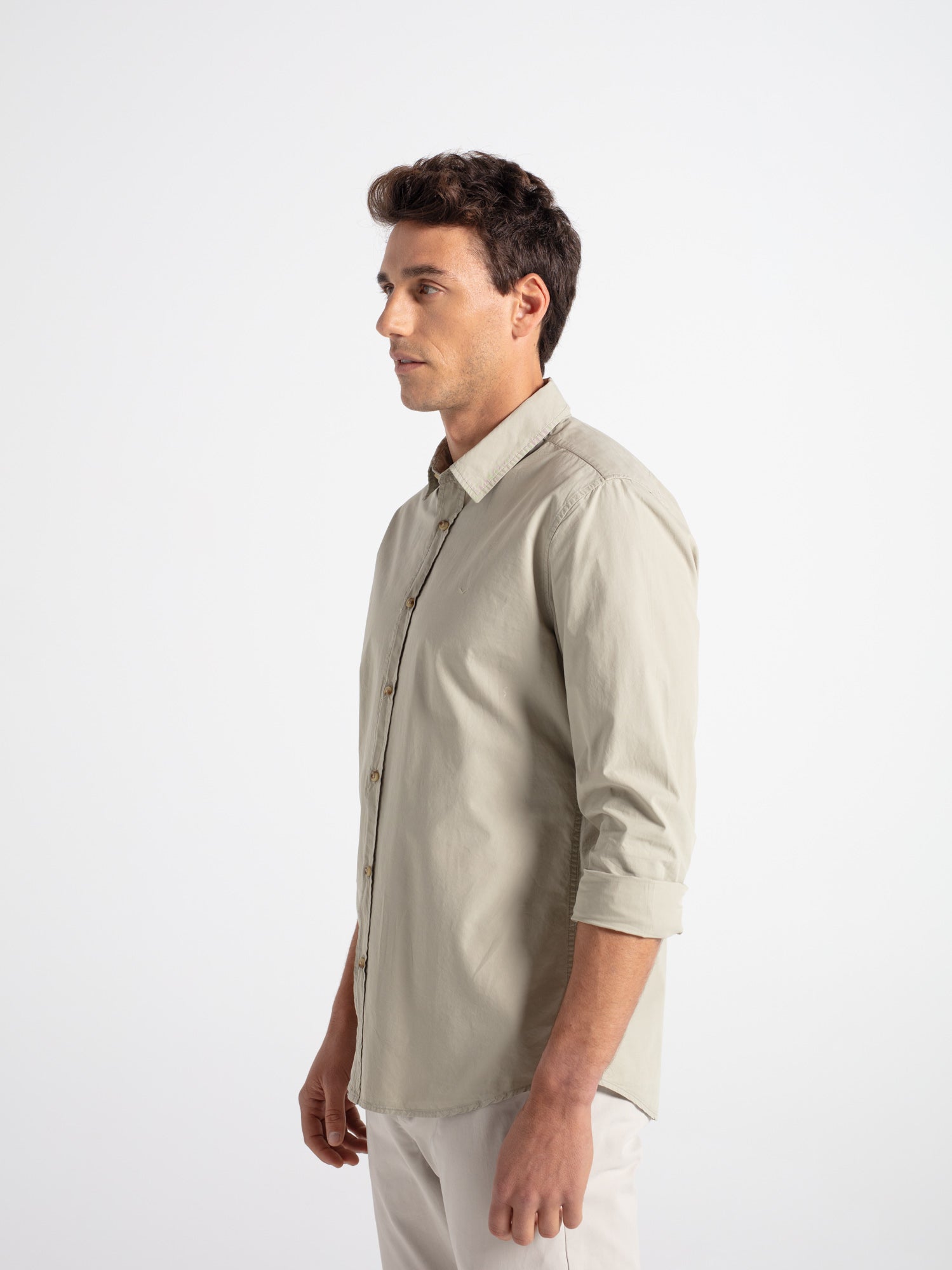 Camisa popelín tintada