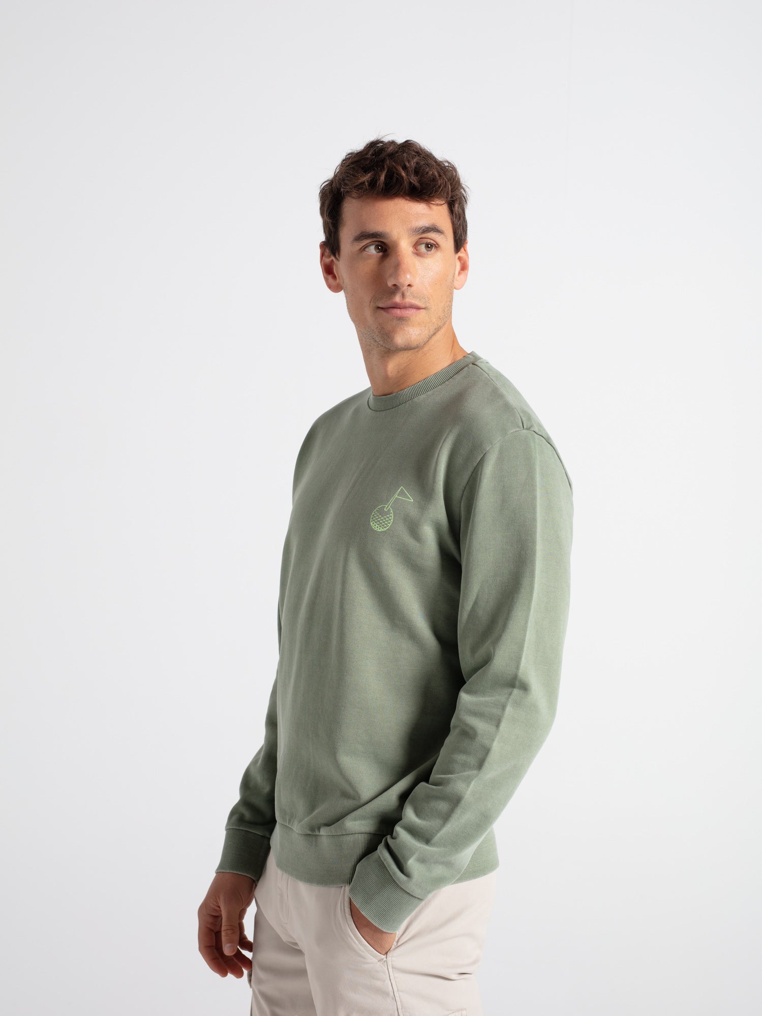 Sudadera 100% algodón golf