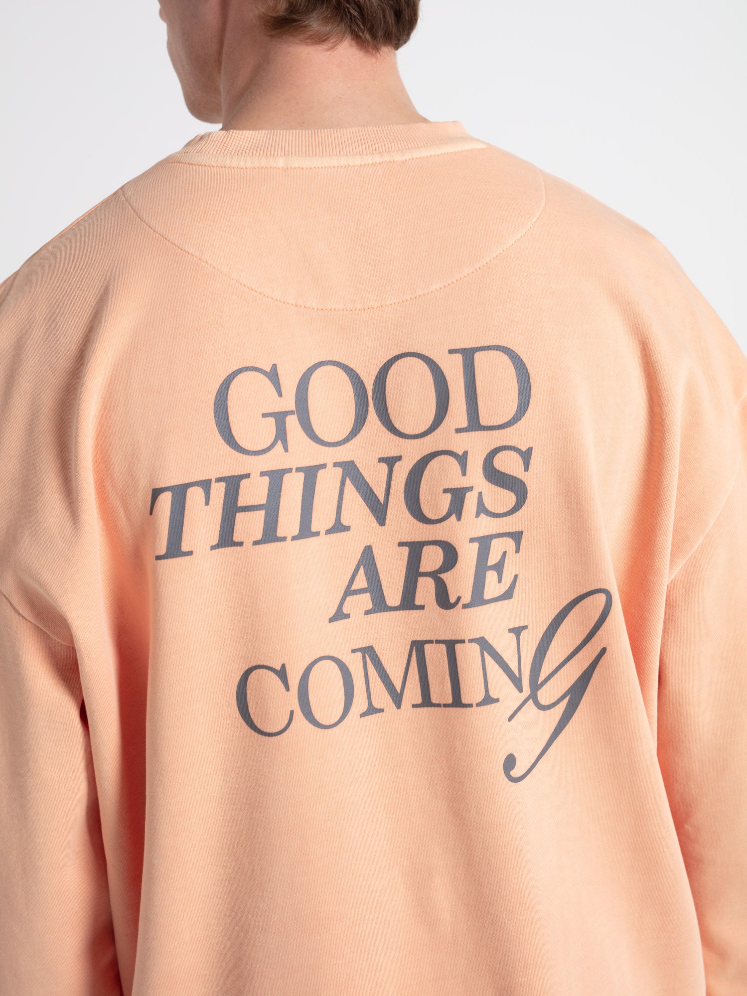 Sudadera oversize print letras