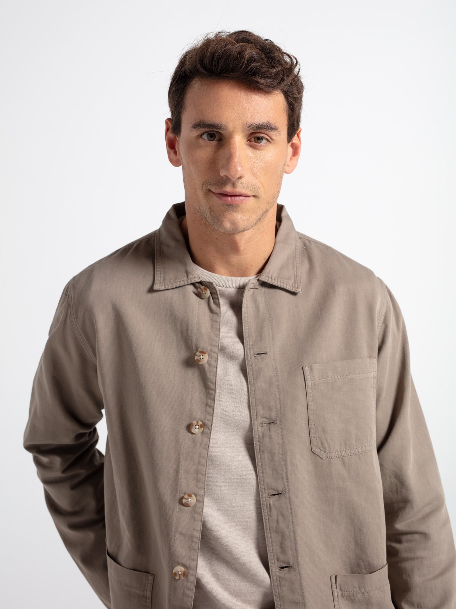 Sobrecamisa con lino