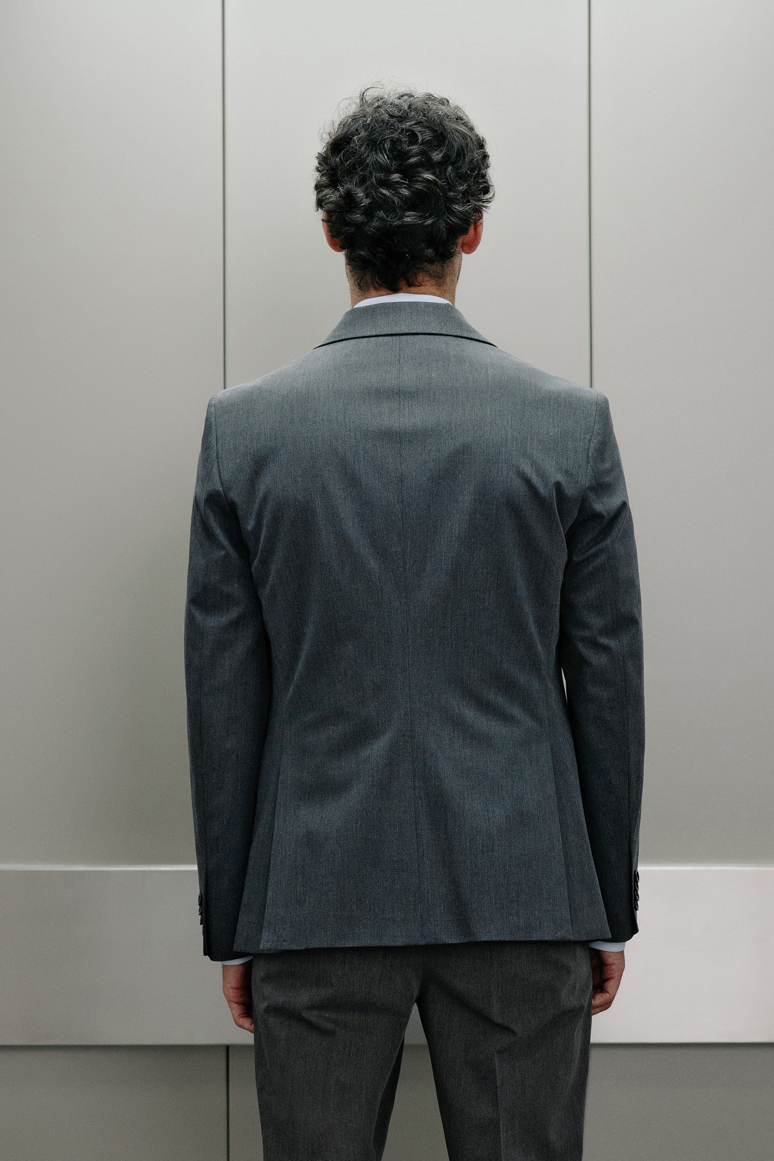 Americana de traje skinny fit liso