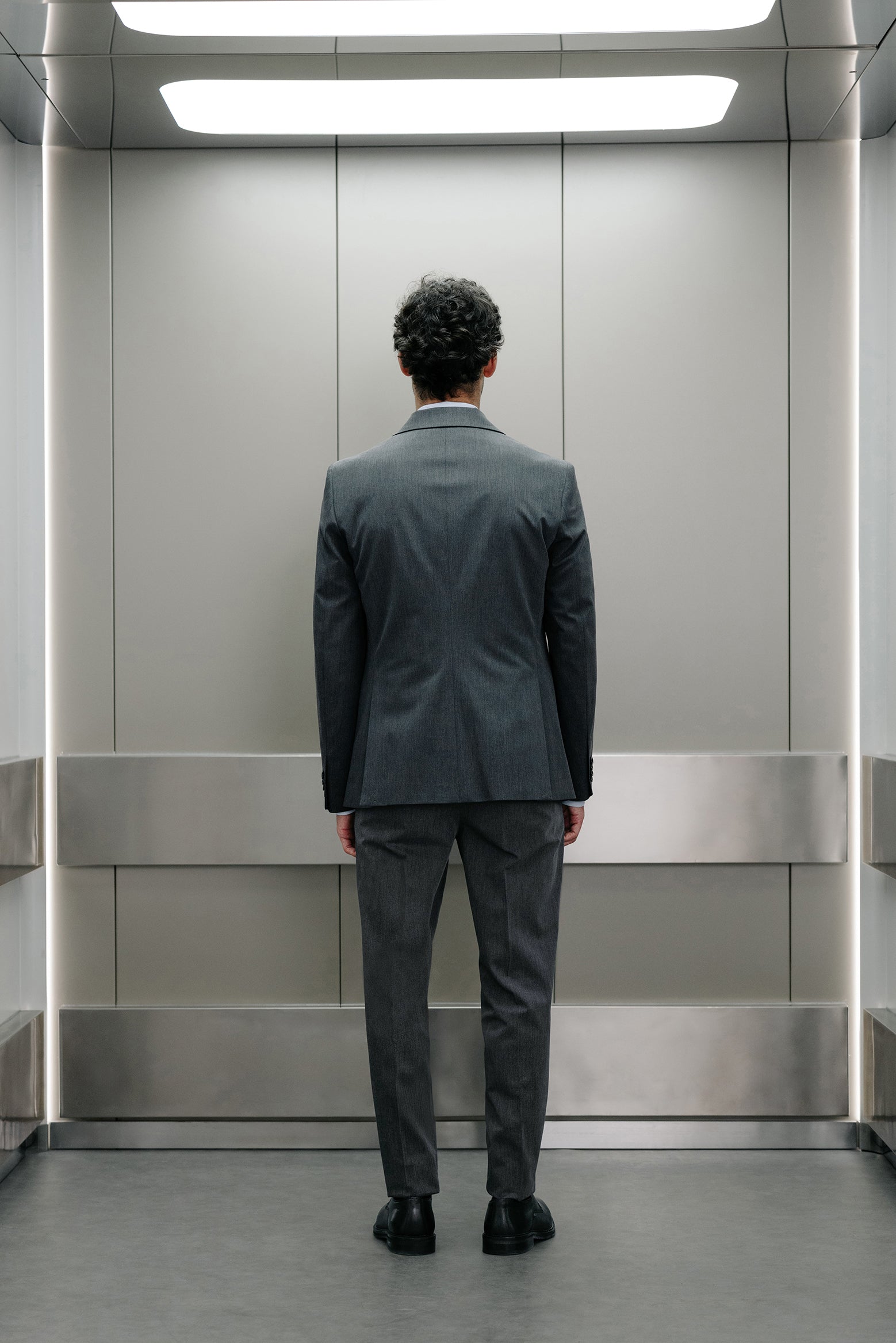 Americana de traje skinny fit liso