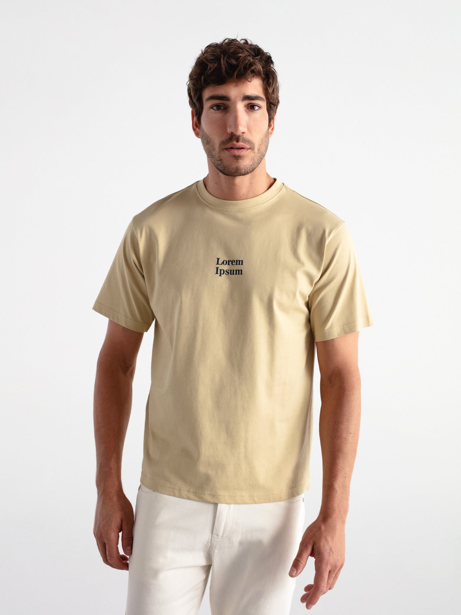 Camiseta oversize gráfica "Lorem Ipsum"