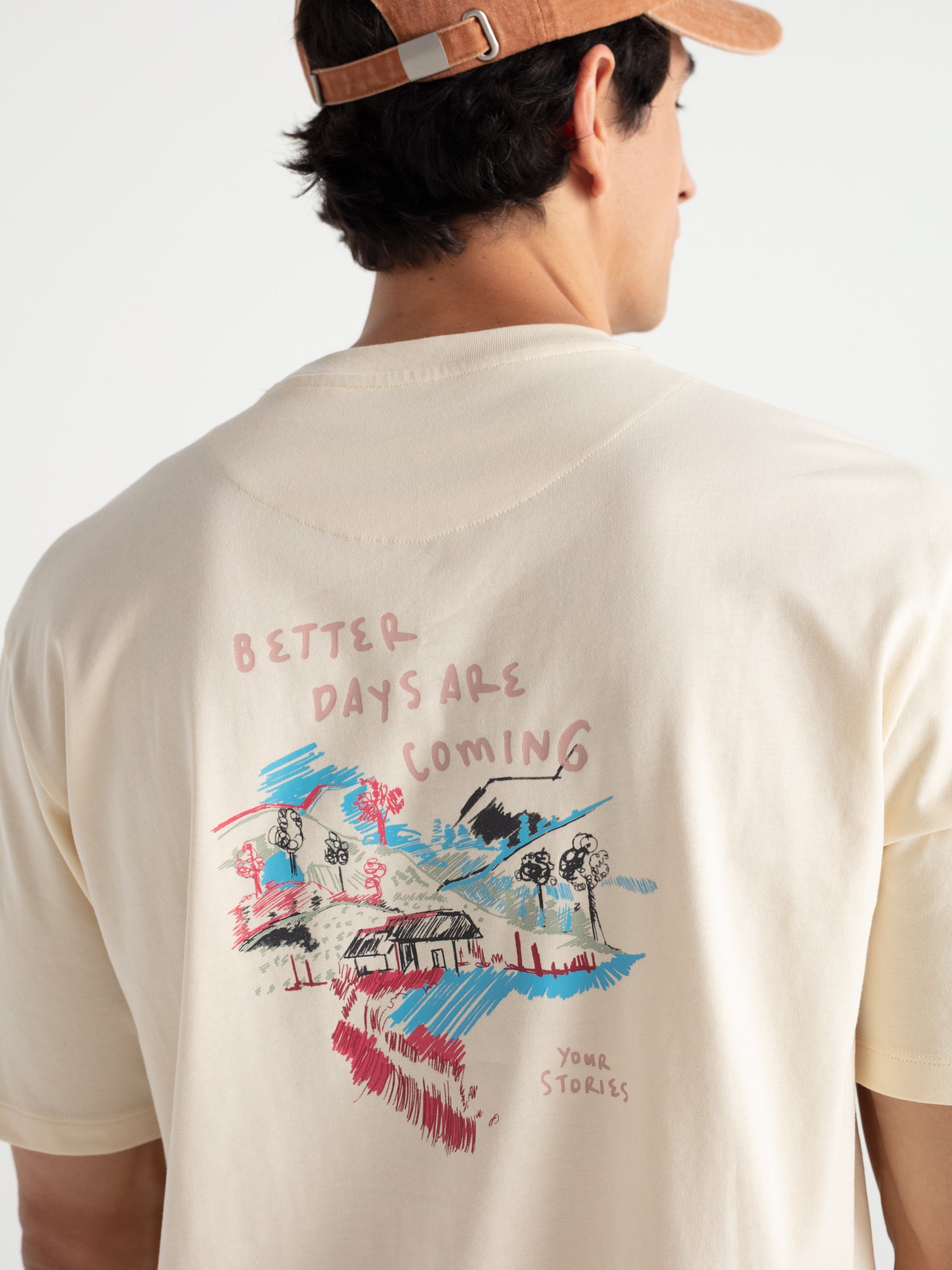 Camiseta confort algodón "Your stories"