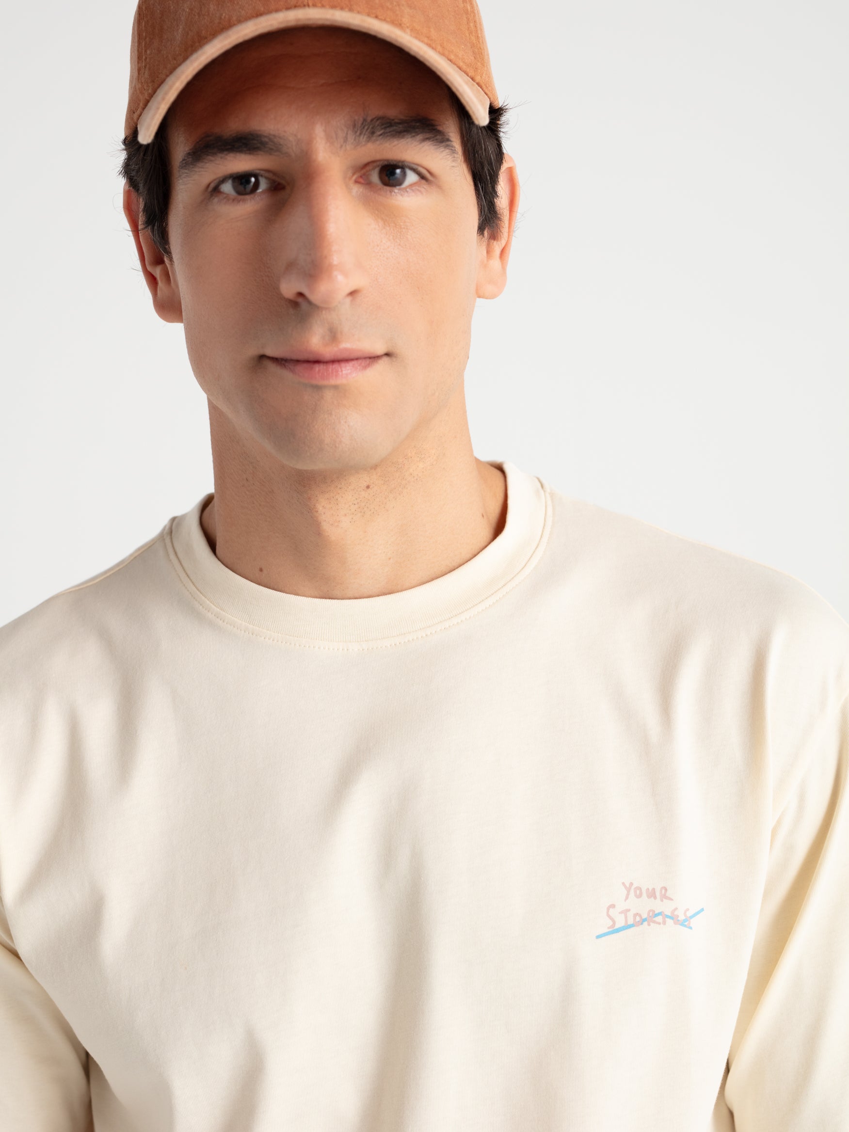 Camiseta confort algodón "Your stories"