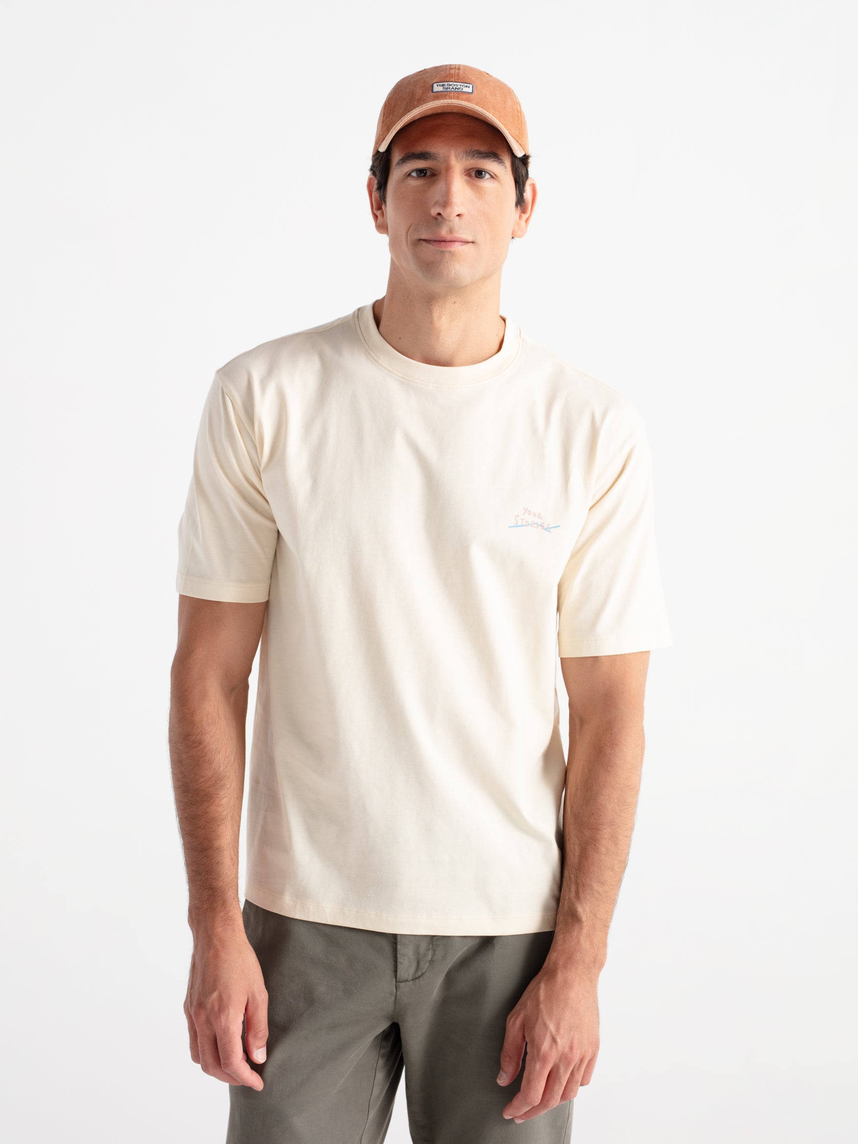 Camiseta confort algodón "Your stories"