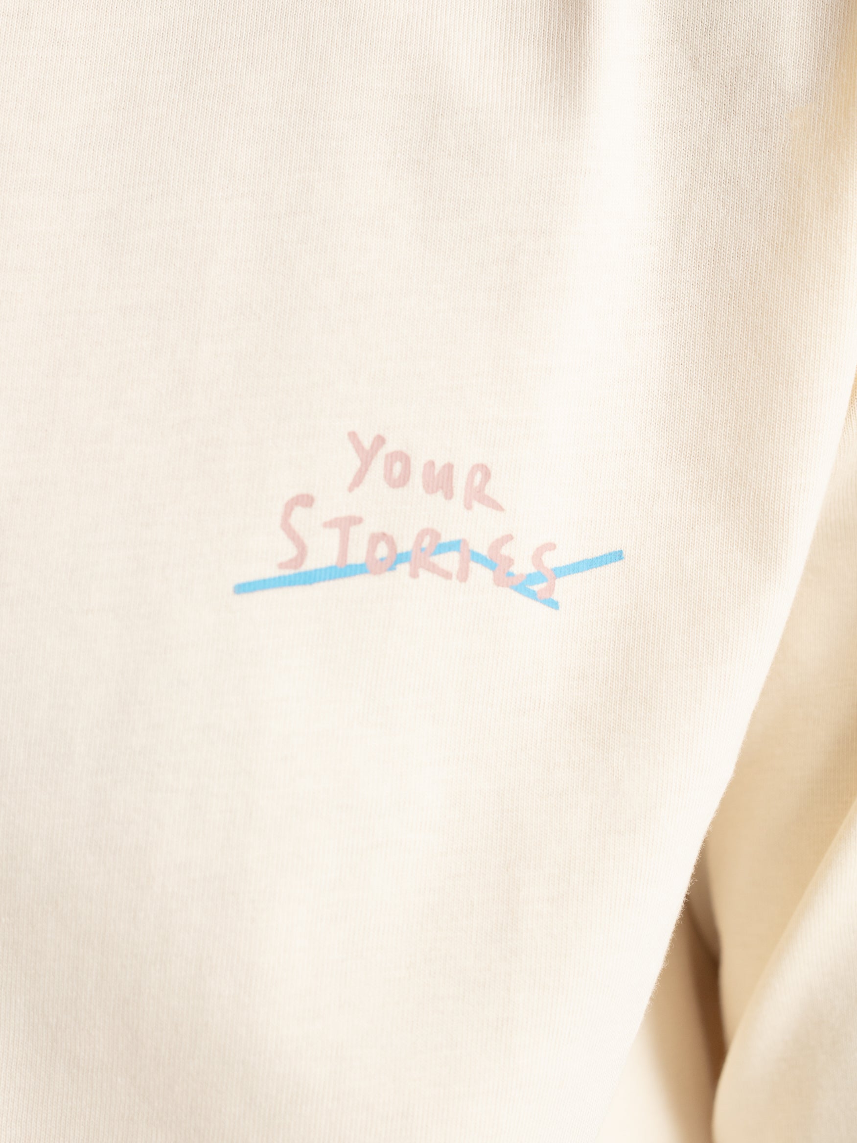 Camiseta confort algodón "Your stories"