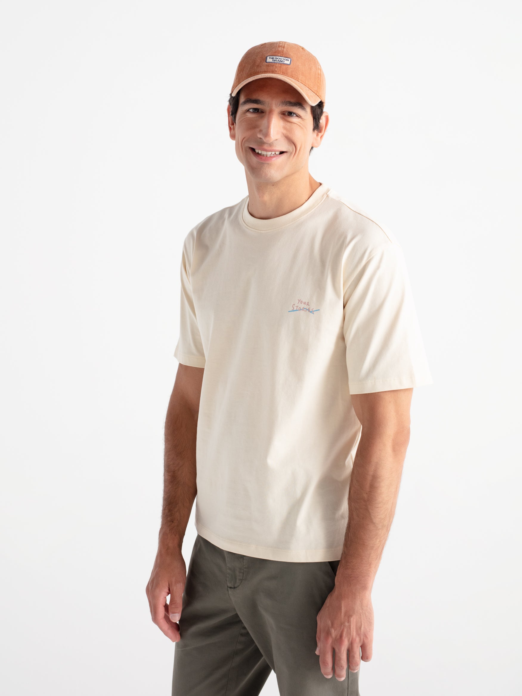 Camiseta confort algodón "Your stories"