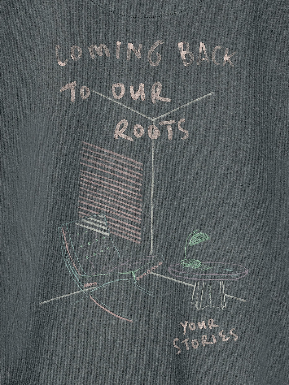 Camiseta confort gráfica salón