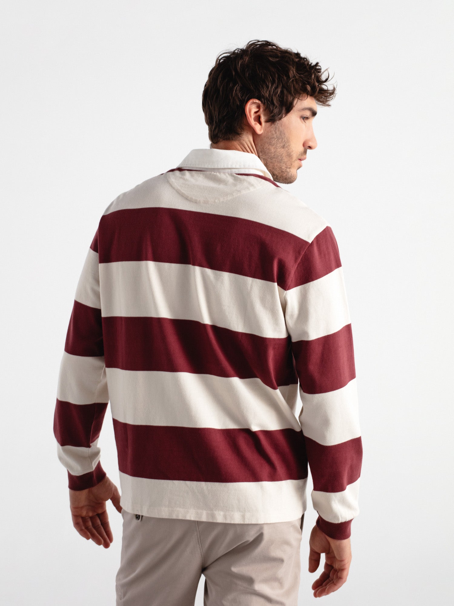 Polo relaxed fit rayas