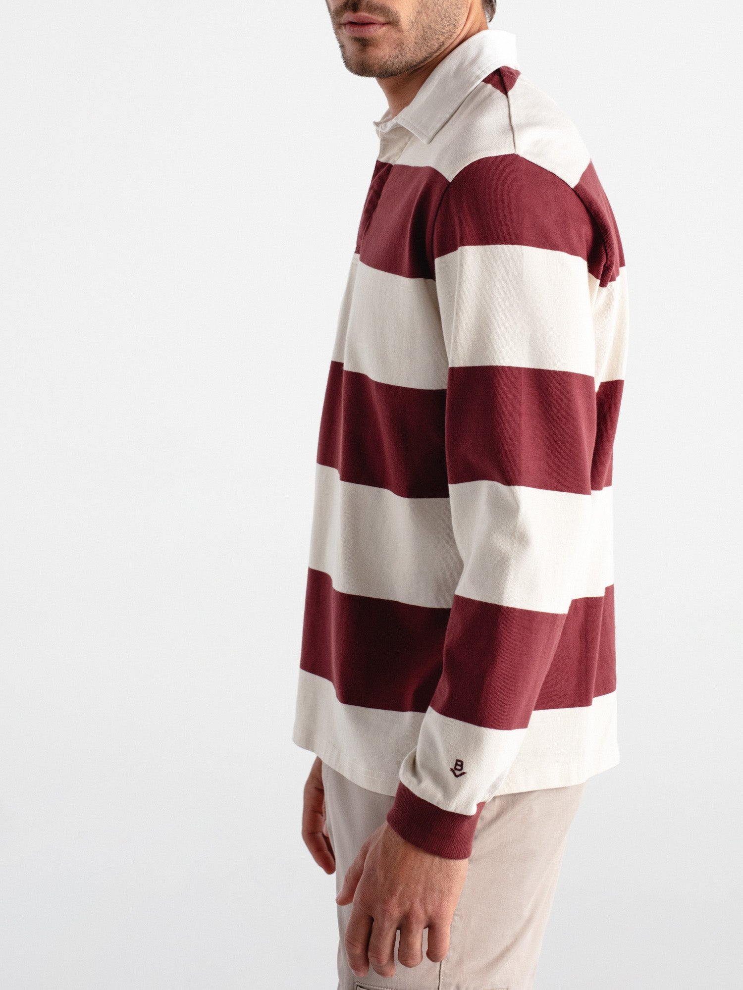 Polo relaxed fit rayas